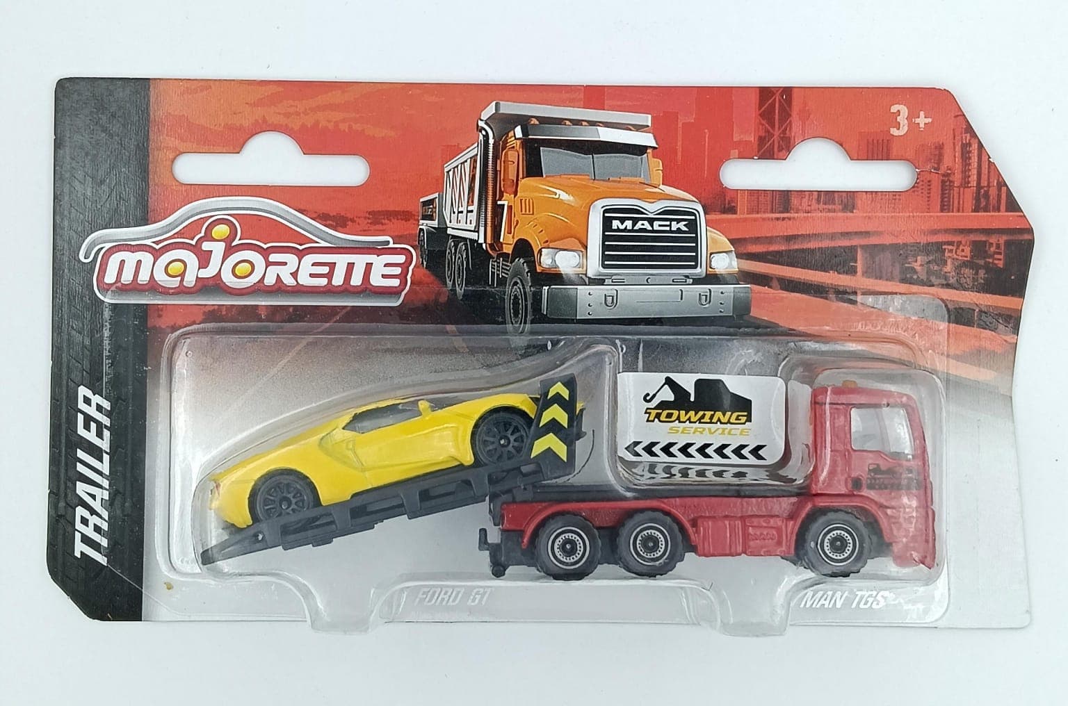 MAJORETTE  FORD GT  TRAILER  - Image 1