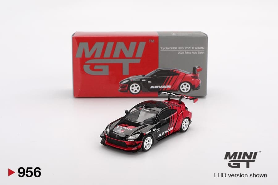 MINI GT BOX  TOYOTA GR86 HKS TYPE-R ADVAN - Image 1