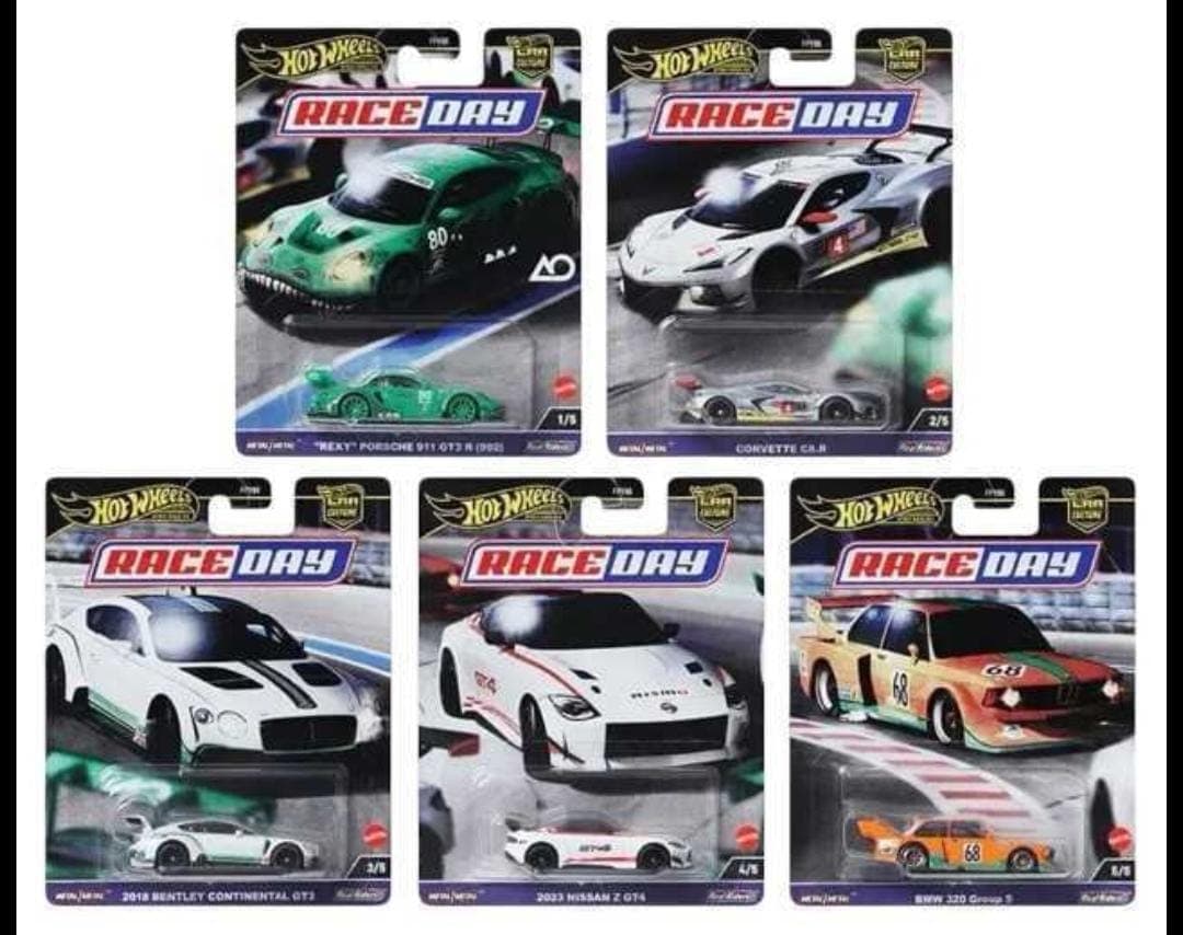 HOT WHEELS PREMIUM 1:64  RACE DAY SET - Image 1