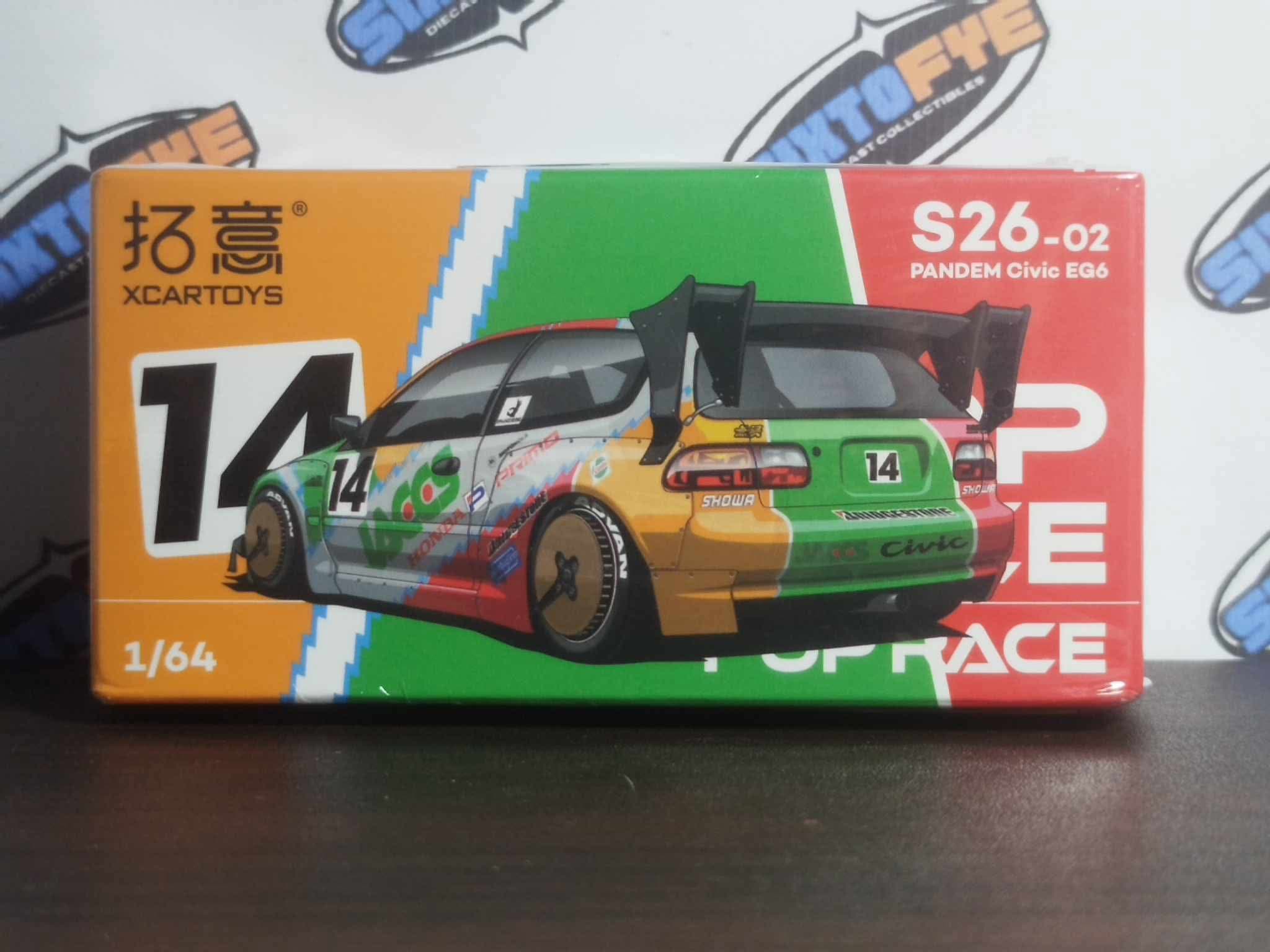 POPRACE XCARTOYS  PANDEM Civic EG6  - Image 1