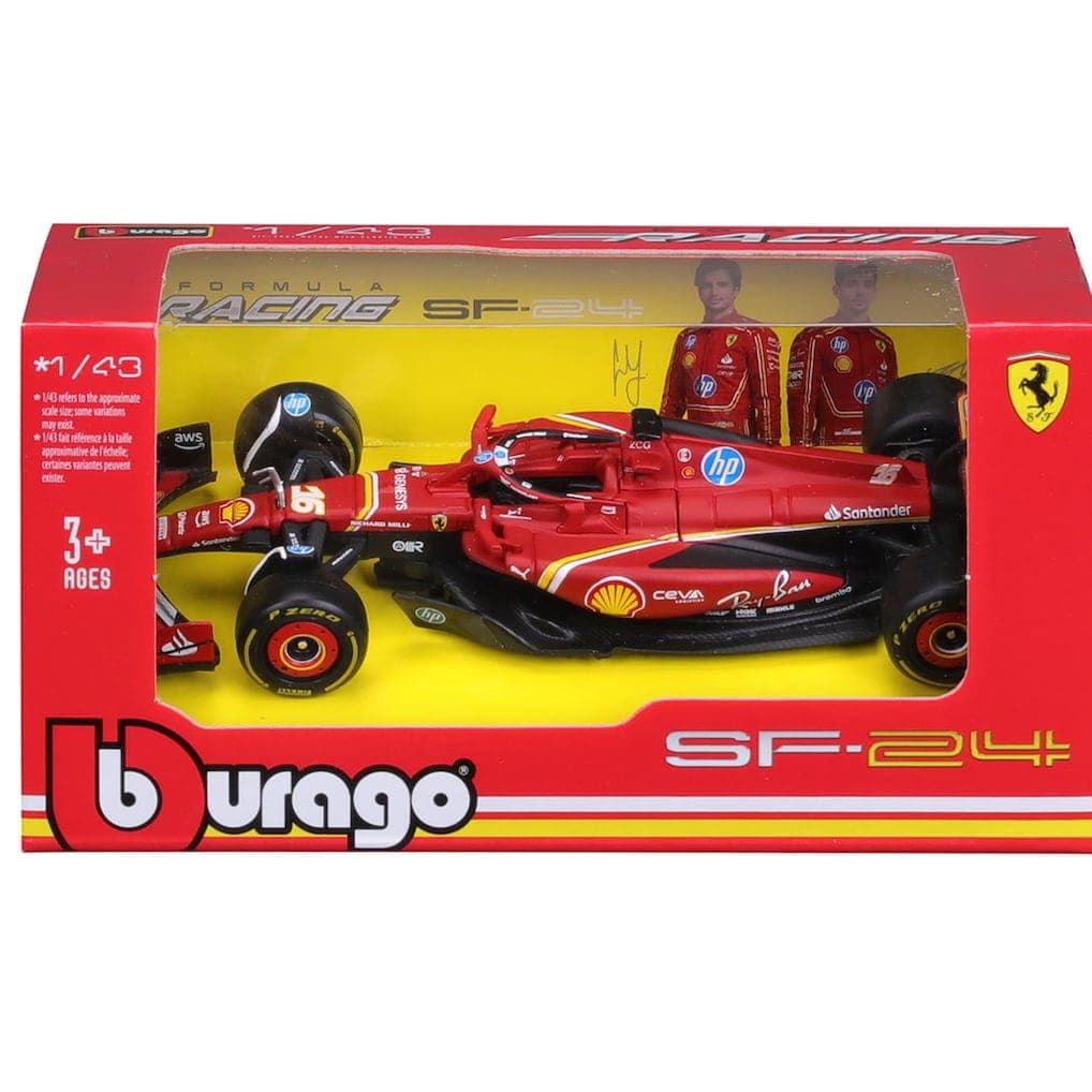 BURAGO 1:43 BLISTER IMPORTED FERRARI SF-24 #55 #16 - Image 1