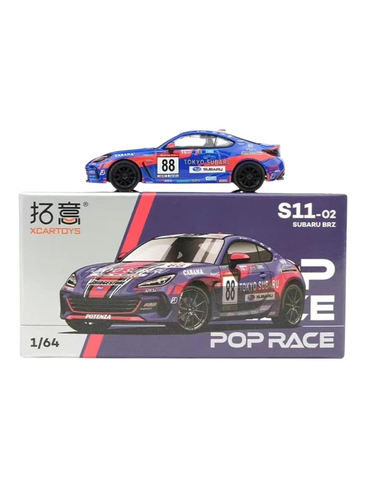 POPRACE XCARTOYS  SUBARU BRZ - Image 1