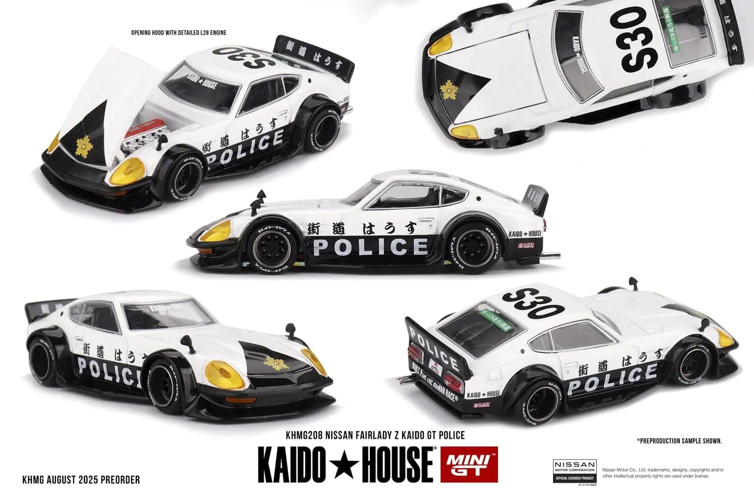 KAIDO HOUSE  208 NISSAN FAIRLADY Z KAIDO GT POLICE - Image 1