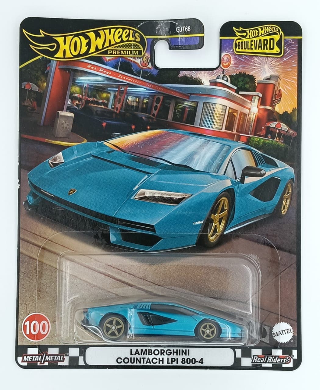 Hot Wheels Premium 1:64 LAMBORGHINI COUNTACH LPI 800-4 BOULEVARD #100 - Image 1