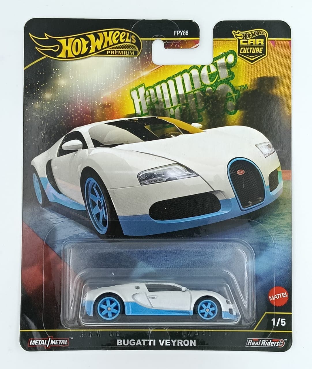 Hot Wheels Premium 1:64 BUGATTI VEYRON HAMMER DROPS - Image 1
