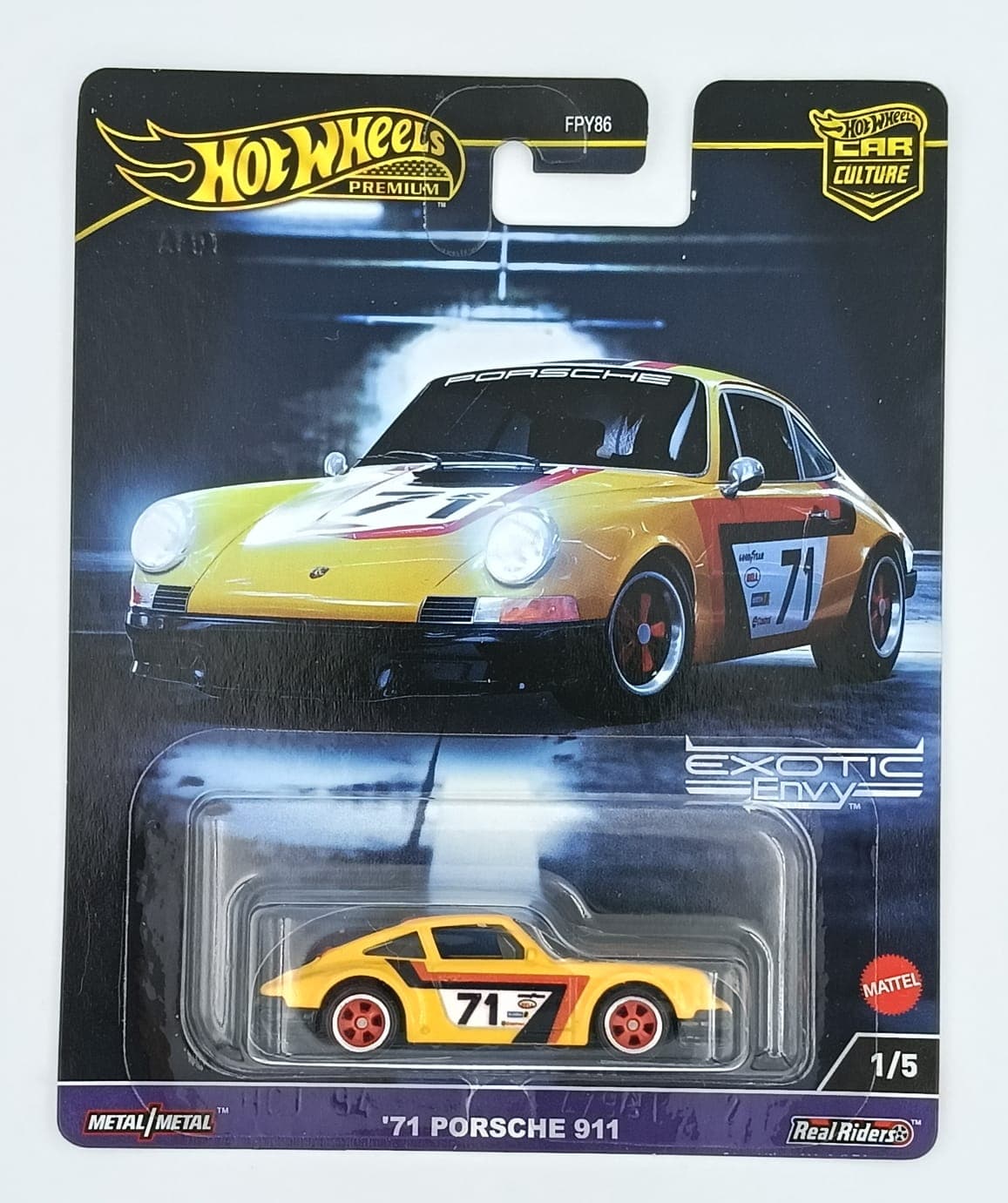 Hot Wheels Premium 1:64 '71 PORSCHE 911 EXOTIC ENVY - Image 1