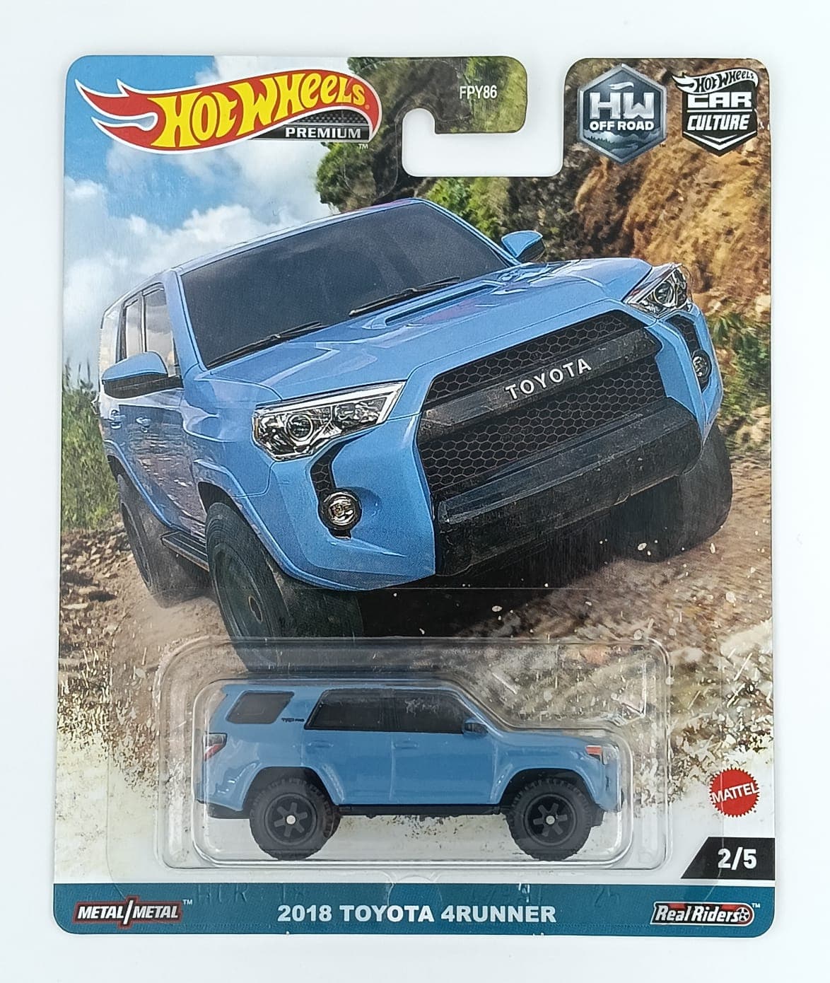 Hot Wheels Premium 1:64 2018 TOYOTA 4RUNNER HW OFF ROAD - Image 1