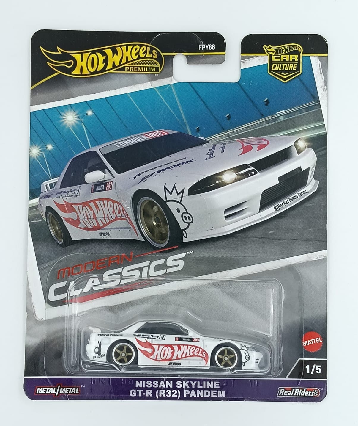 Hot Wheels Premium 1:64 NISSAN SKYLINE GT-R (R32) PANDEM MODERN CLASSICS - Image 1