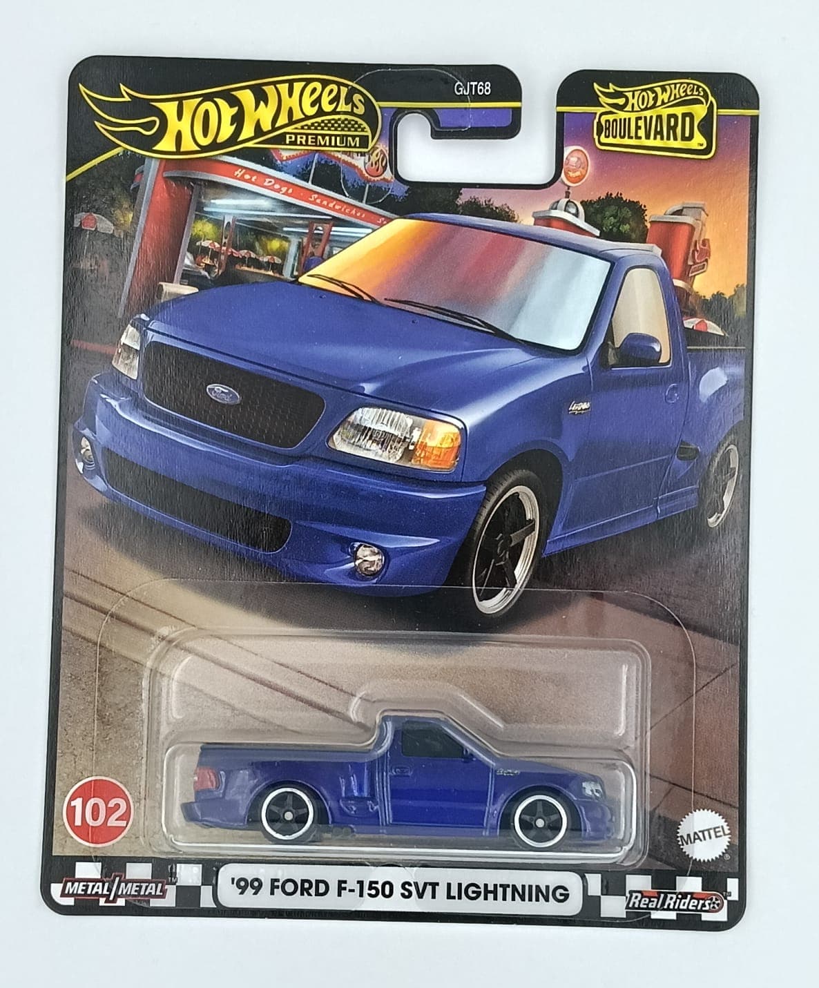 Hot Wheels Premium 1:64 '99 FORD F-150 SVT LIGHTING BOULEVARD #102 - Image 1