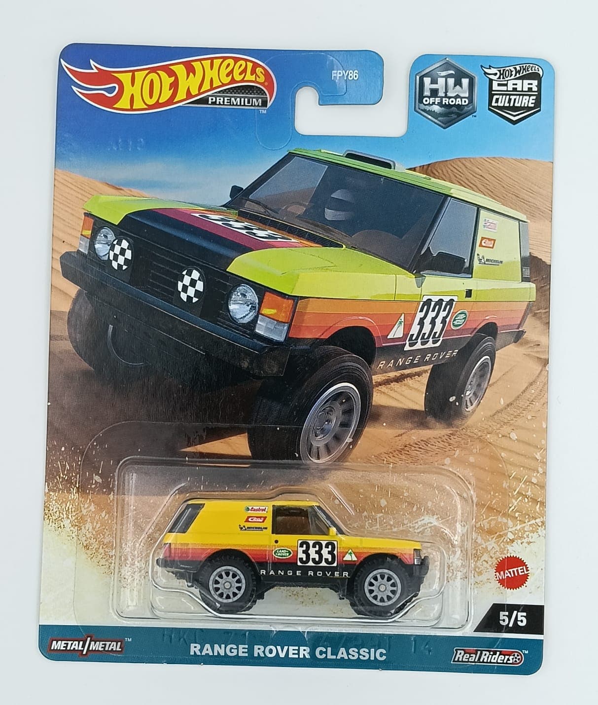 Hot Wheels Premium 1:64 RANGE ROVER CLASSIC HW OFF ROAD - Image 1