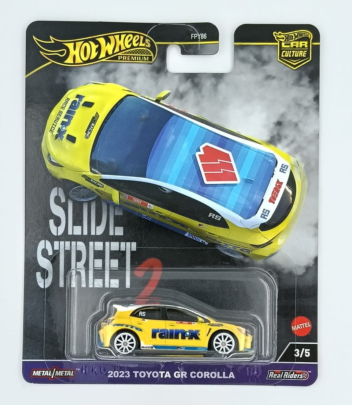 Hot Wheels Premium 1:64 2023 TOYOTA GR COROLLA SLIDE STREET 2 - Image 1