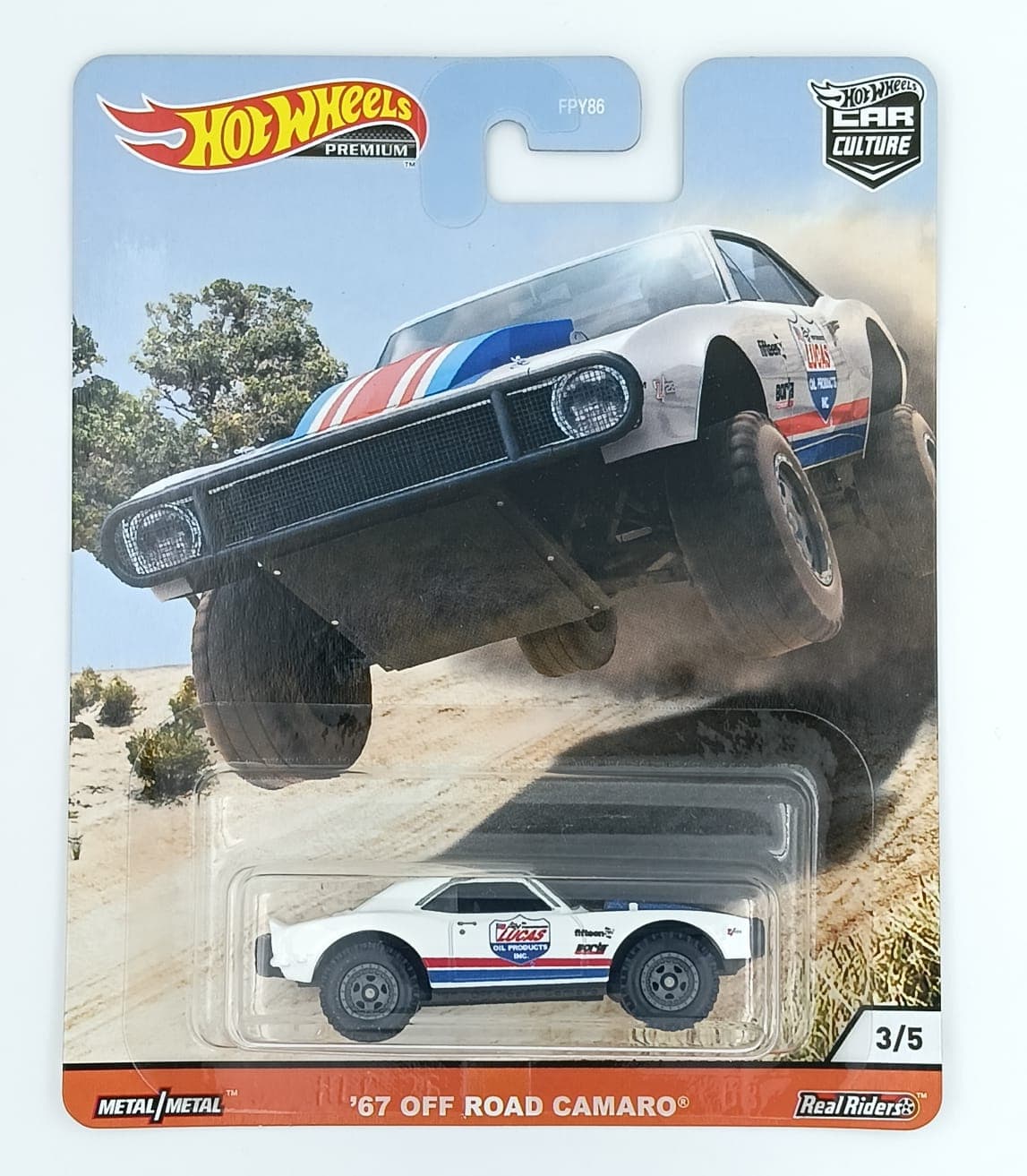 Hot Wheels Premium 1:64 '67 OFF ROAD CAMARO WILD TERRAIN - Image 1