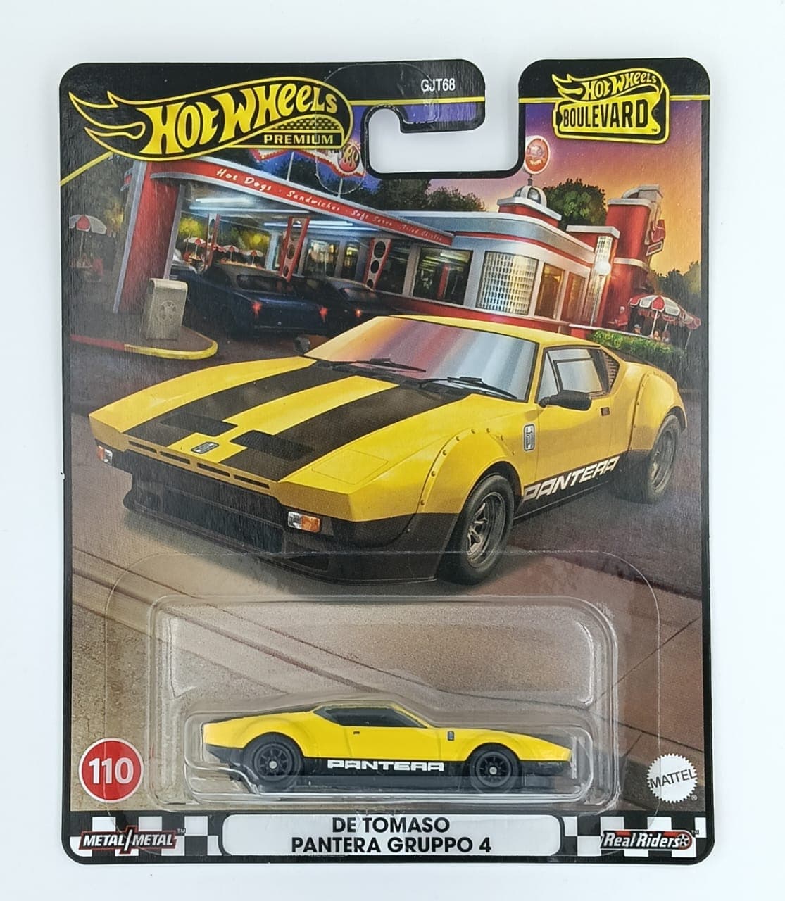Hot Wheels Premium 1:64 DE TOMASO PANTERA GRUPPO 4 BOULEVARD #110 - Image 1