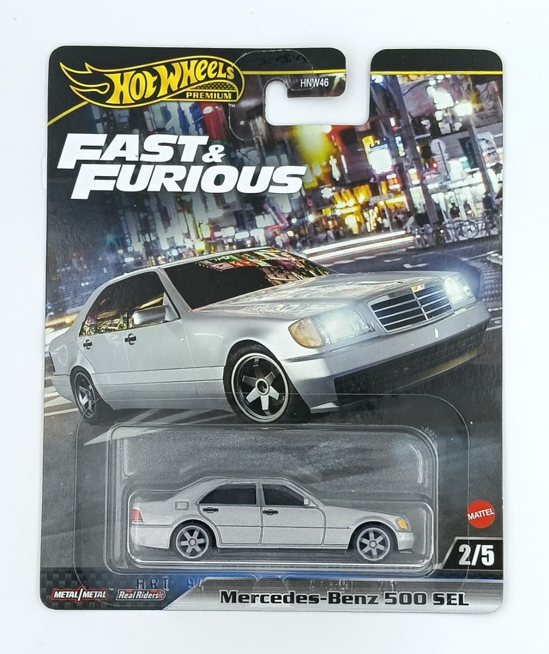 Hot Wheels Premium 1:64 Mercedes-Benz 500 SEL FAST & FURIOUS - Image 1