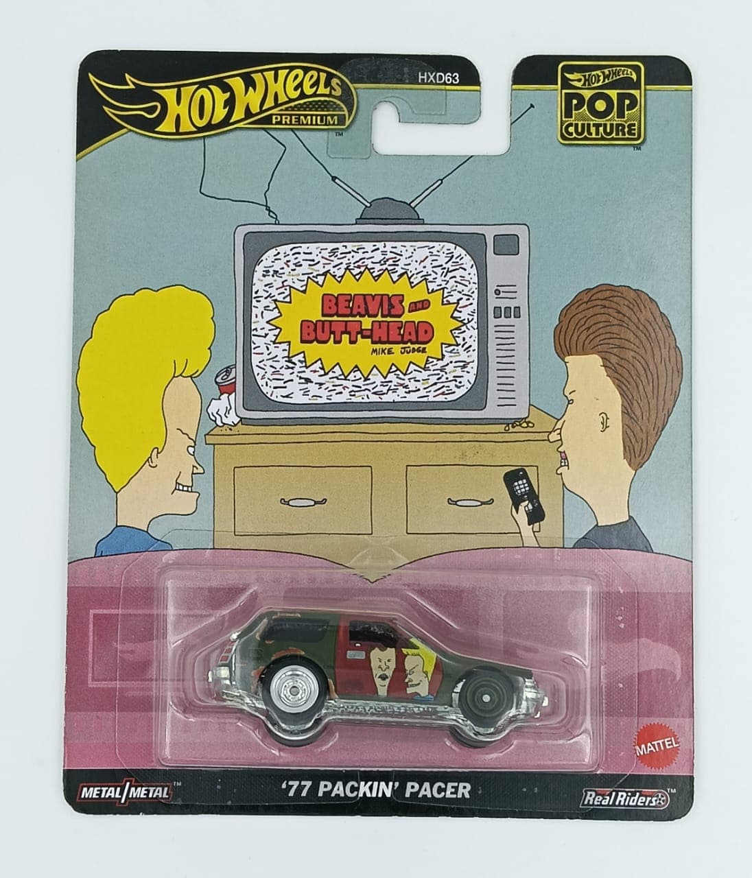 Hot Wheels Premium 1:64 '77 PACKIN' PACER BEAVIS AND BUTT-HEAD - Image 1