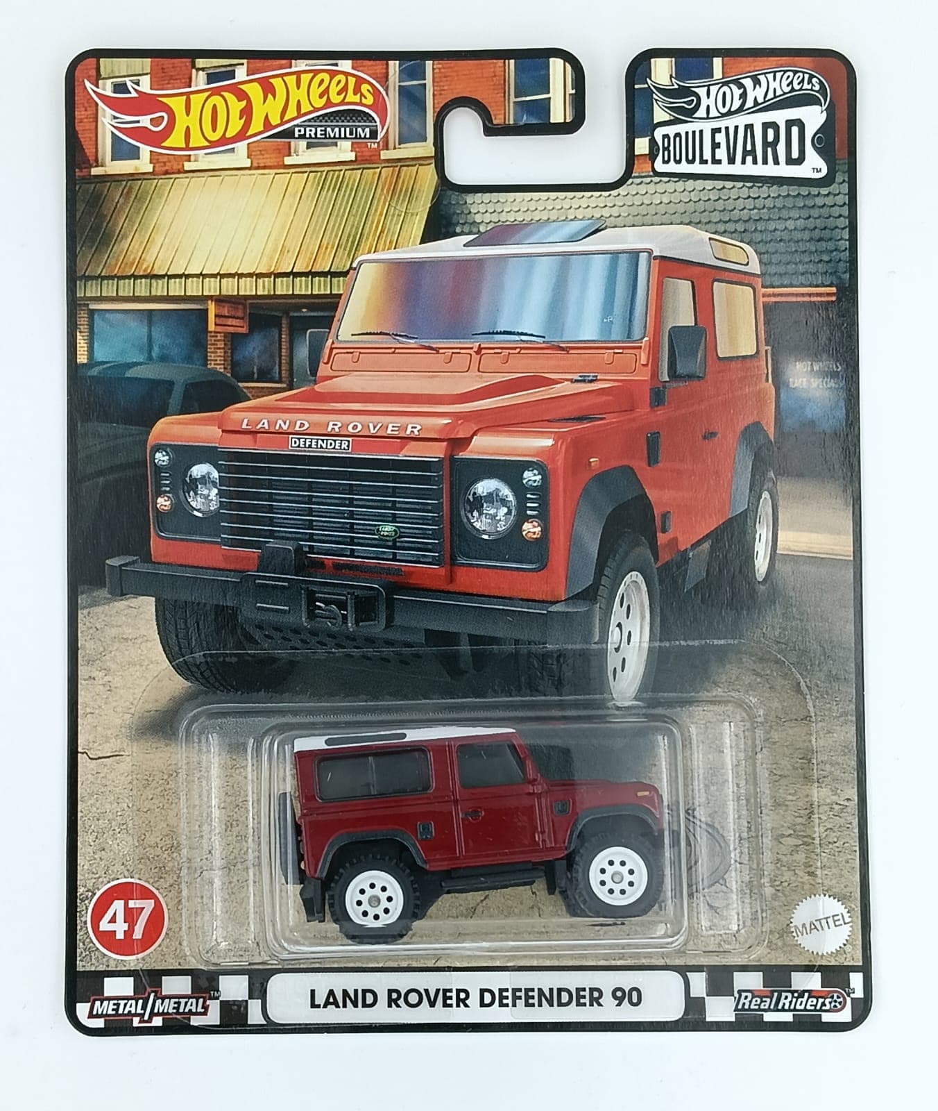 HOT WHEELS PREMIUM 1:64 LAND ROVER DEFENDER 90 BOULEVARD #47 - Image 1