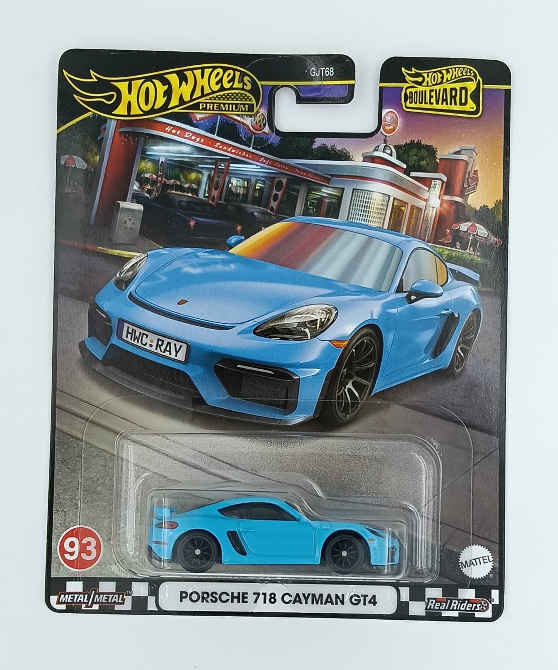 Hot Wheels Premium 1:64 PORSCHE 718 CAYMAN GT4 BOULEVARD #93 - Image 1