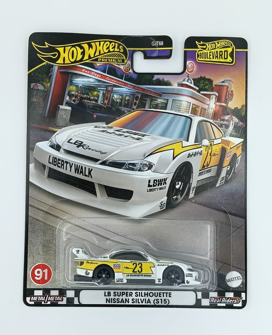 Hot Wheels Premium 1:64 LB SUPER SILHOUETTE NISSAN SILVIA (S15) BOULEVARD #91 - Image 1