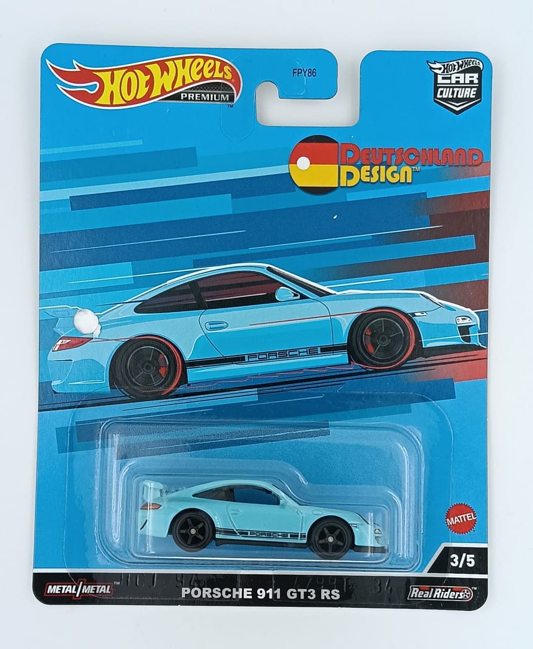 Hot Wheels Premium 1:64 PORSCHE 911 GT3 RS DEUTSCHLAND DESIGN - Image 1