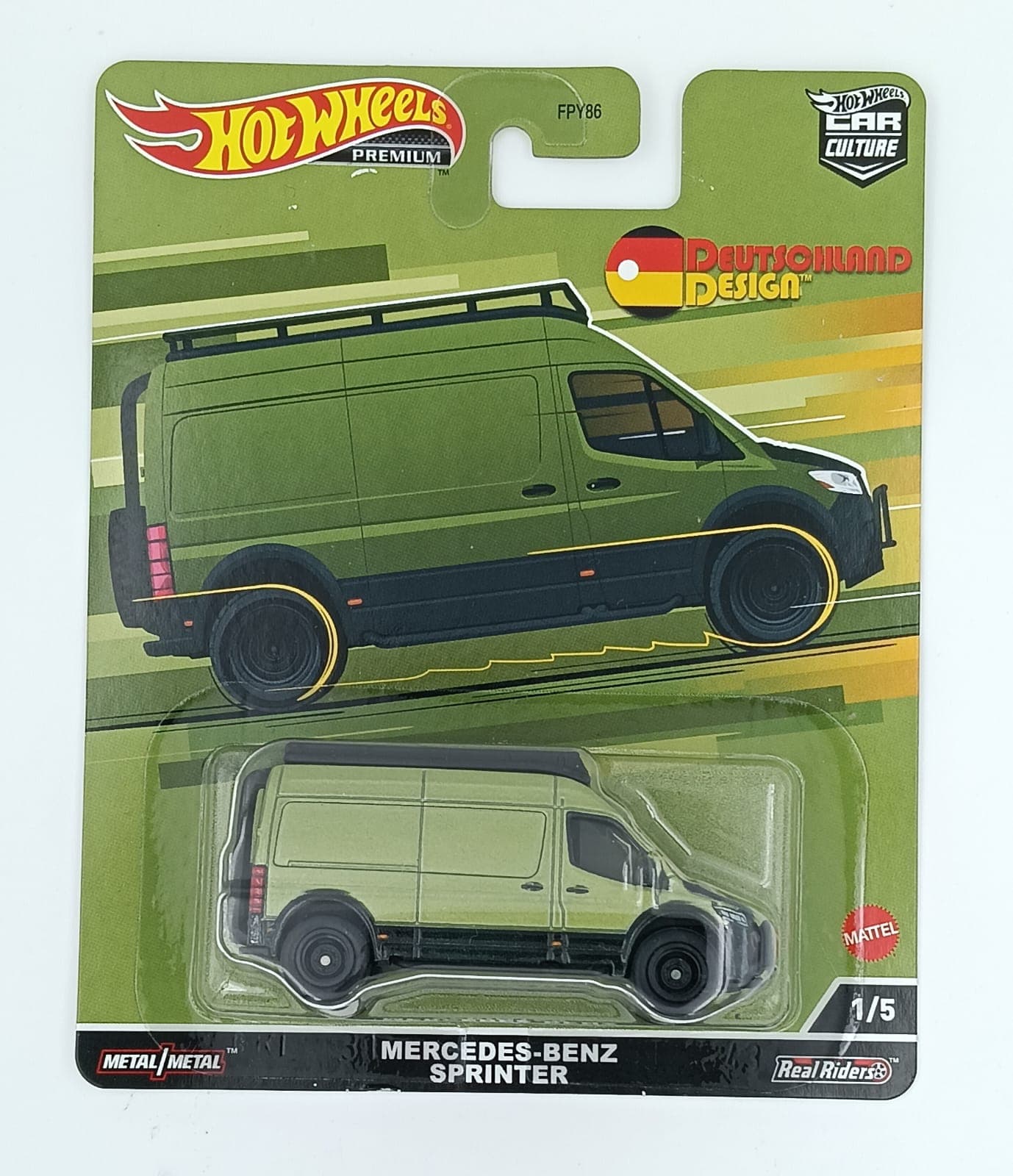 Hot Wheels Premium 1:64 MERCEDES-BENZ SPRINTER DEUTSCHLAND DESIGN - Image 1