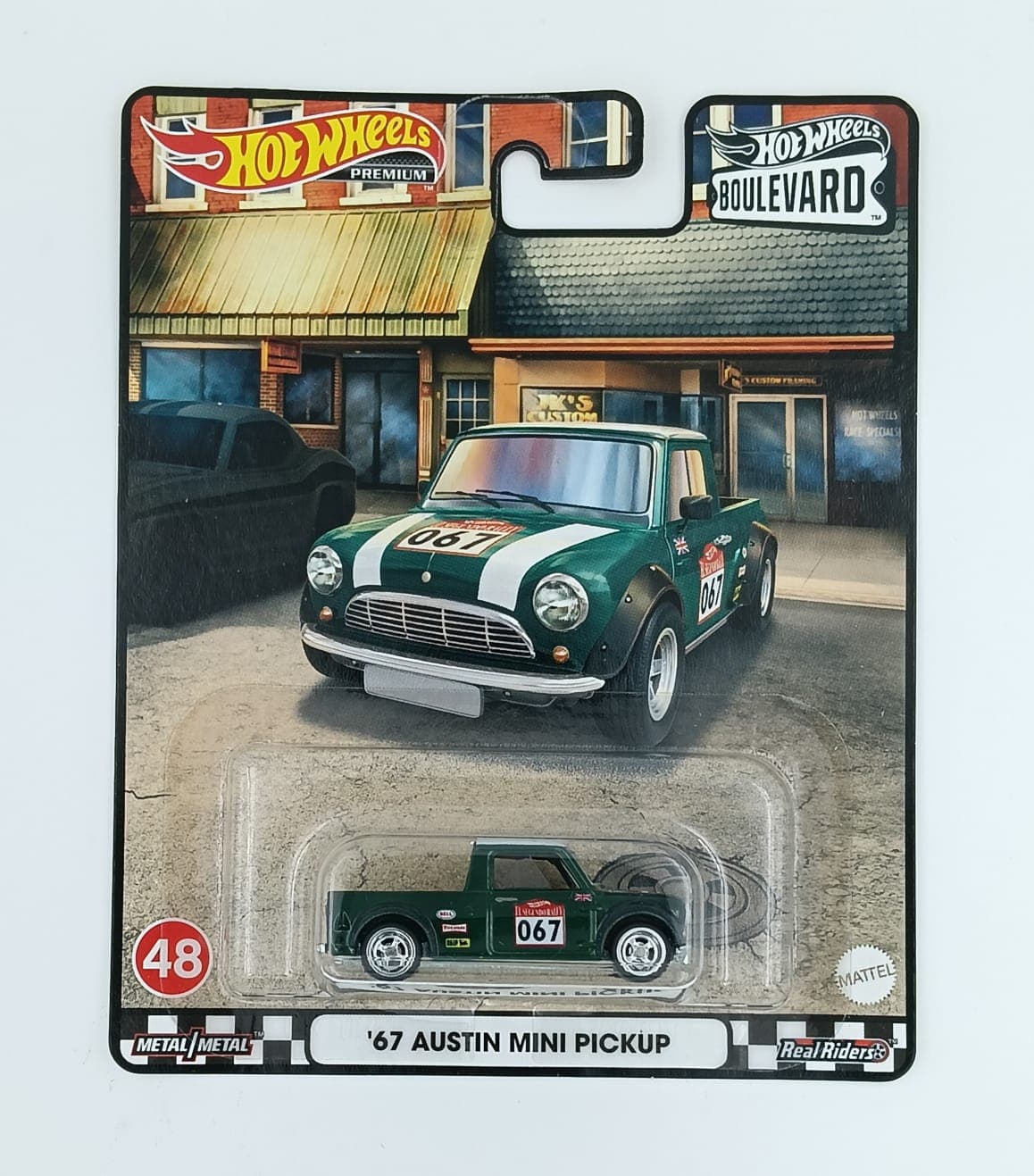 Hot Wheels Premium 1:64 '67 AUSTIN MINI PICKUP BOULEVARD #48 - Image 1