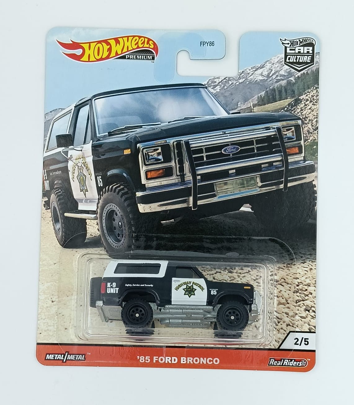 Hot Wheels Premium 1:64 '85 FORD BRONCO WILD TERRAIN - Image 1