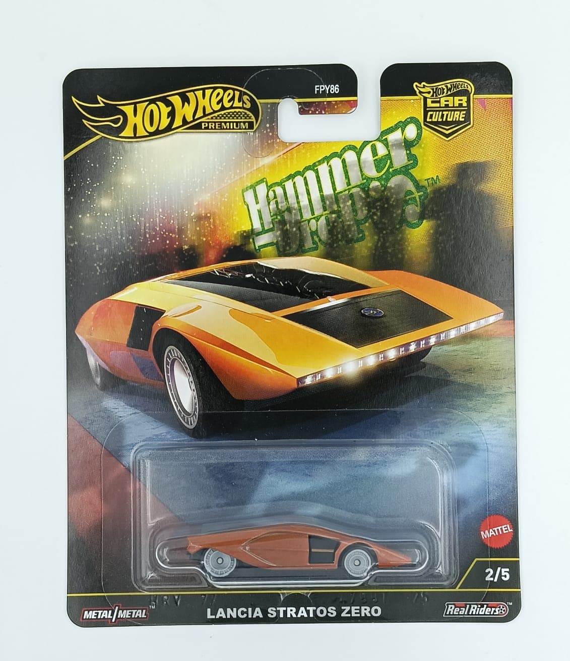 Hot Wheels Premium 1:64 LANCIA STARTOS ZERO HAMMER DROPS - Image 1