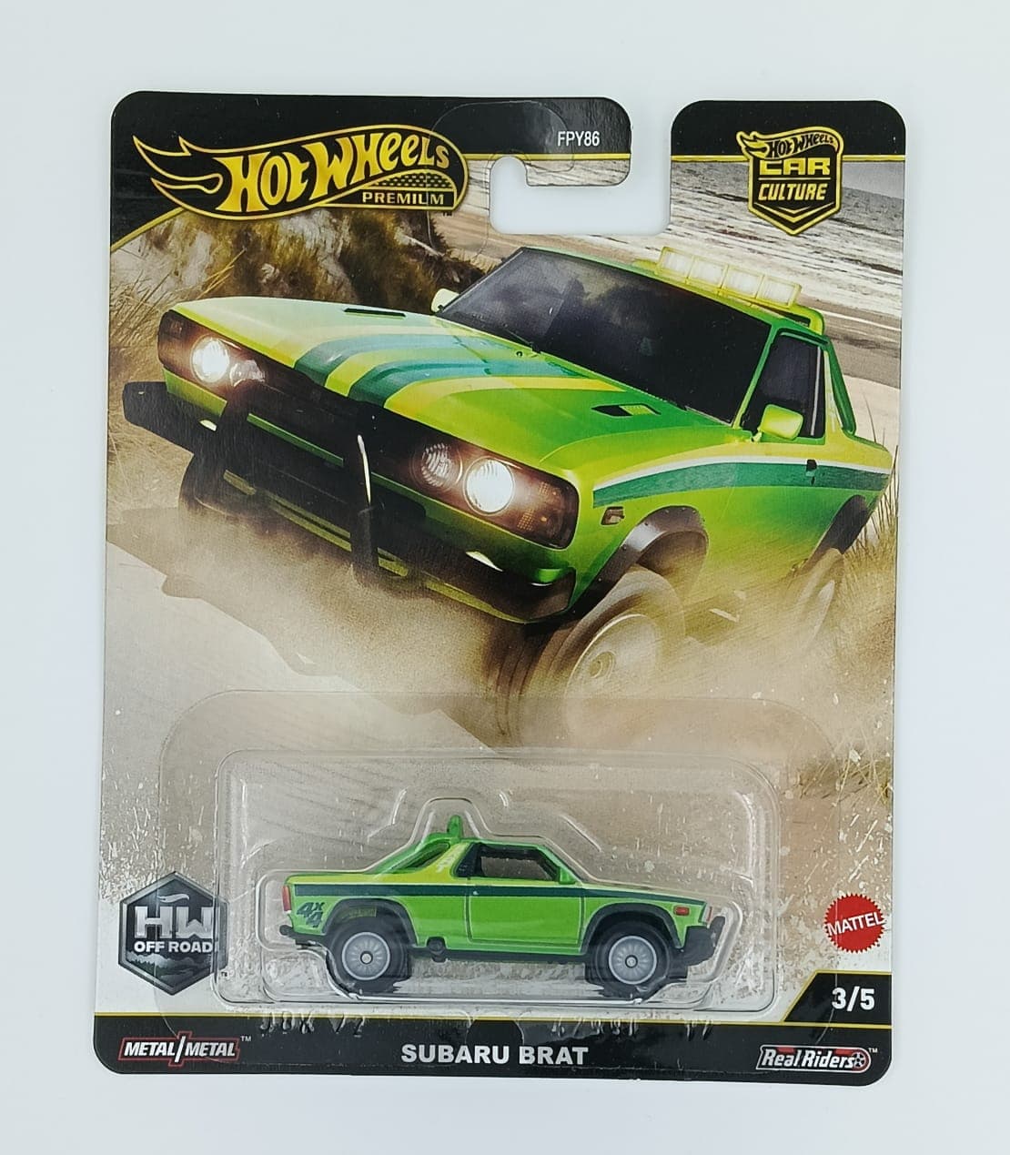 Hot Wheels Premium 1:64 SUBARU BRAT HW OFF ROAD - Image 1
