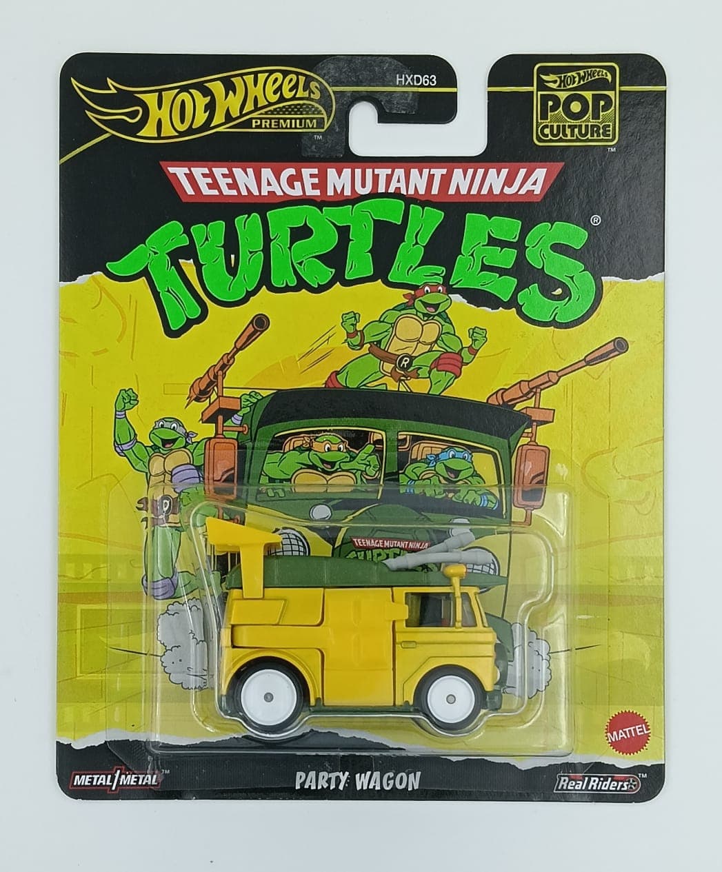 Hot Wheels Premium 1:64 PARTY WAGON TURTLES POP CULTURE - Image 1
