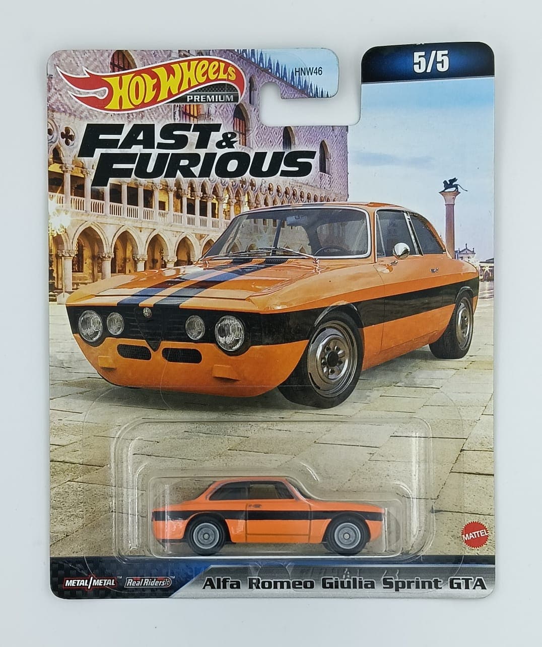 Hot Wheels Premium 1:64 Alfa Romeo Giulia Sprint GTA FAST & FURIOUS - Image 1