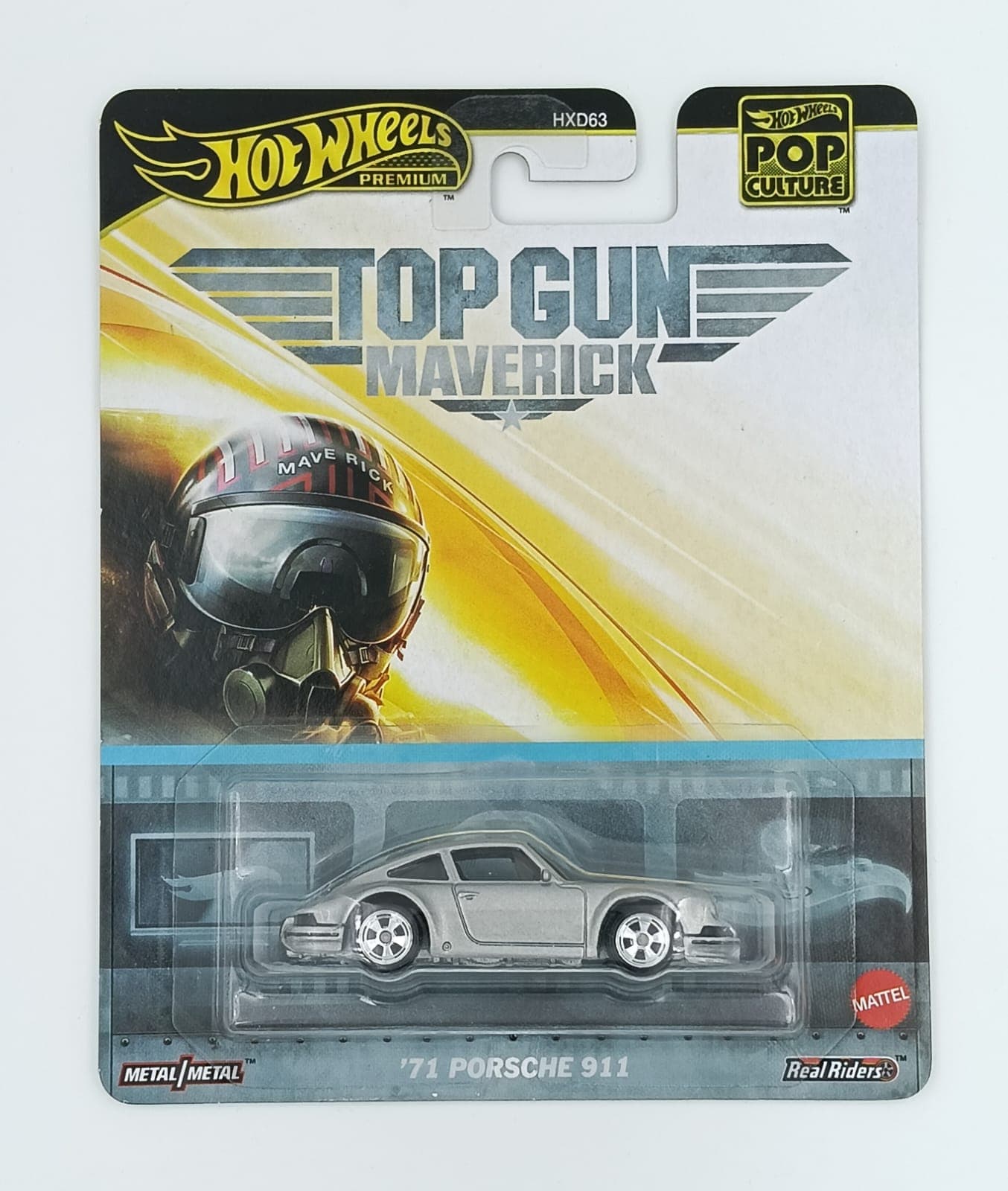Hot Wheels Premium 1:64 '71 PORSCHE 911 TOP GUN MAVERICK - Image 1