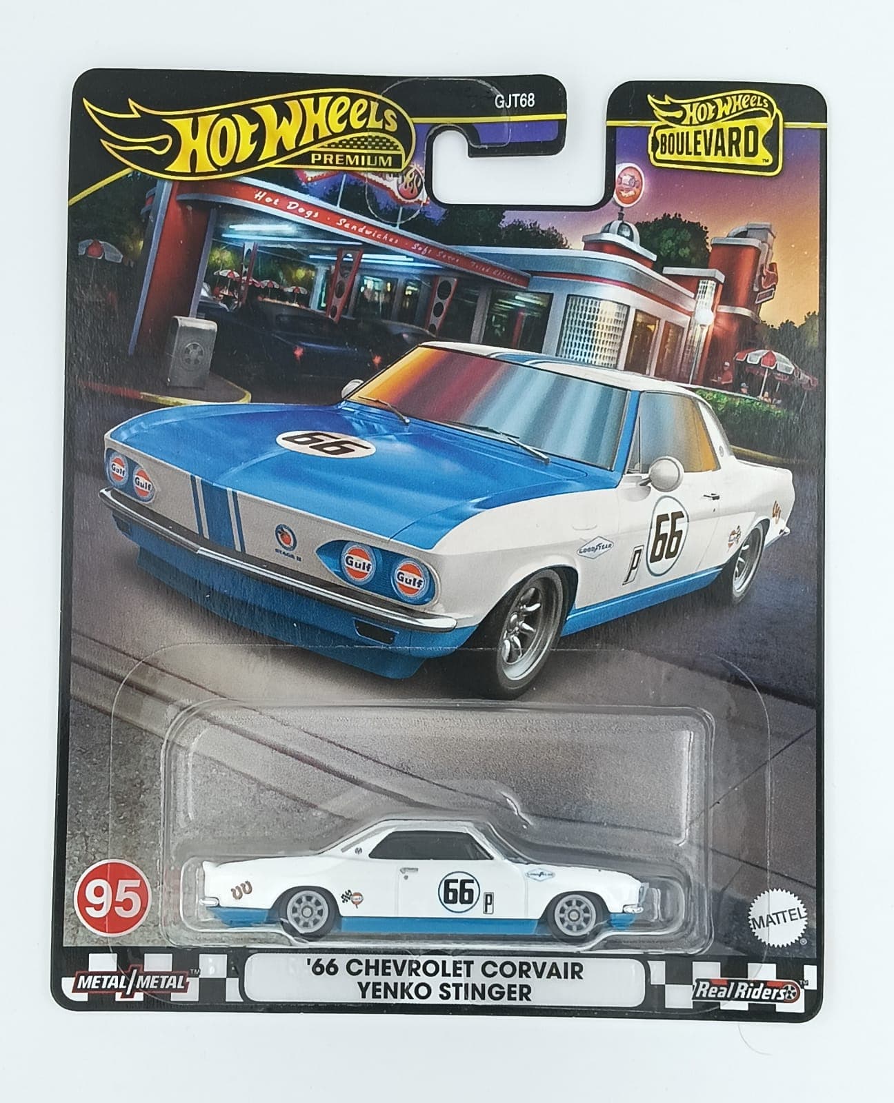 Hot Wheels Premium 1:64 '66 CHEVROLET CORVAIR YENKO STINGER BOULEVARD #95 - Image 1