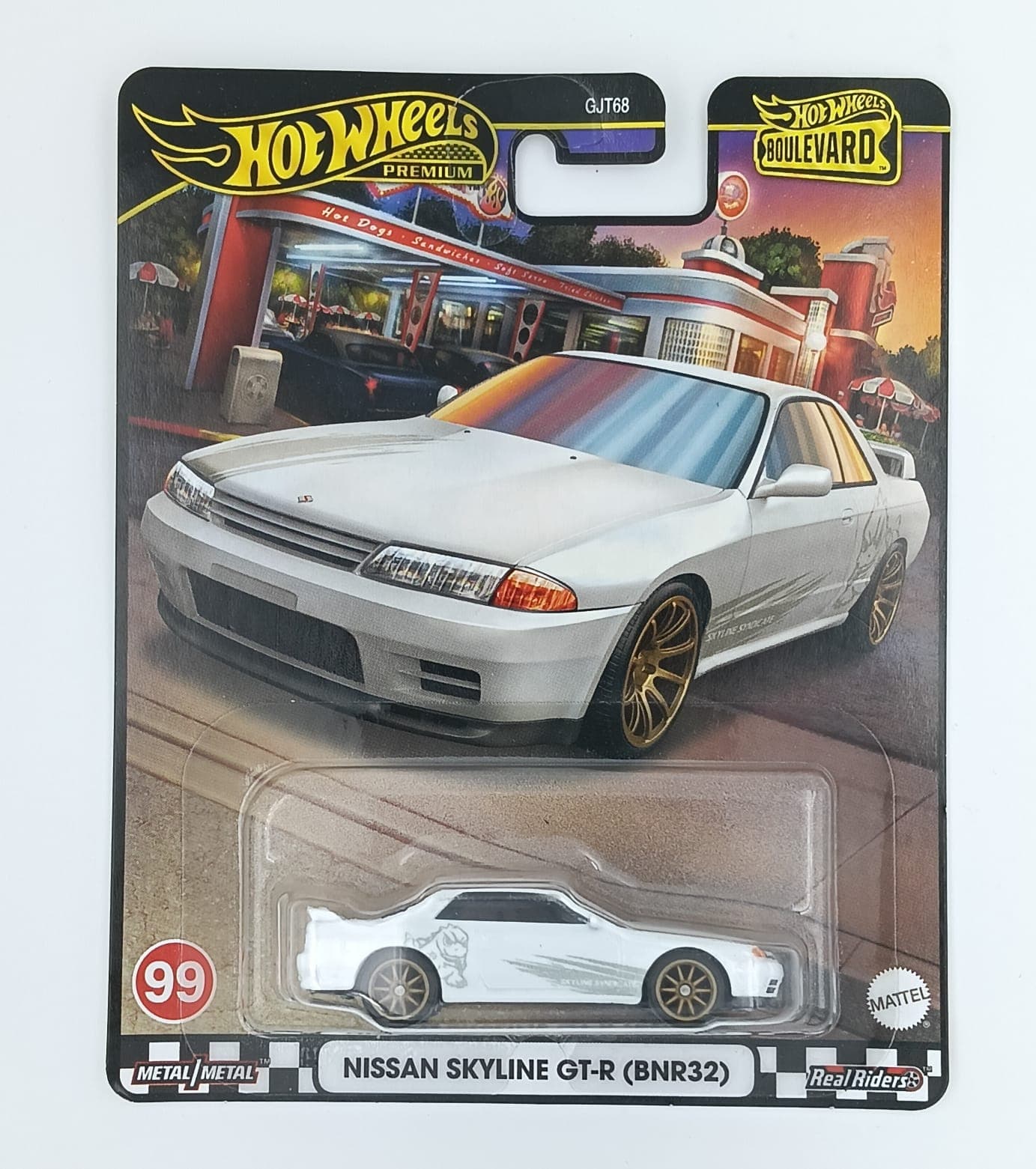 Hot Wheels Premium 1:64 NISSAN SKYLINE GT-R (BNR32) BOULEVARD #99 - Image 1