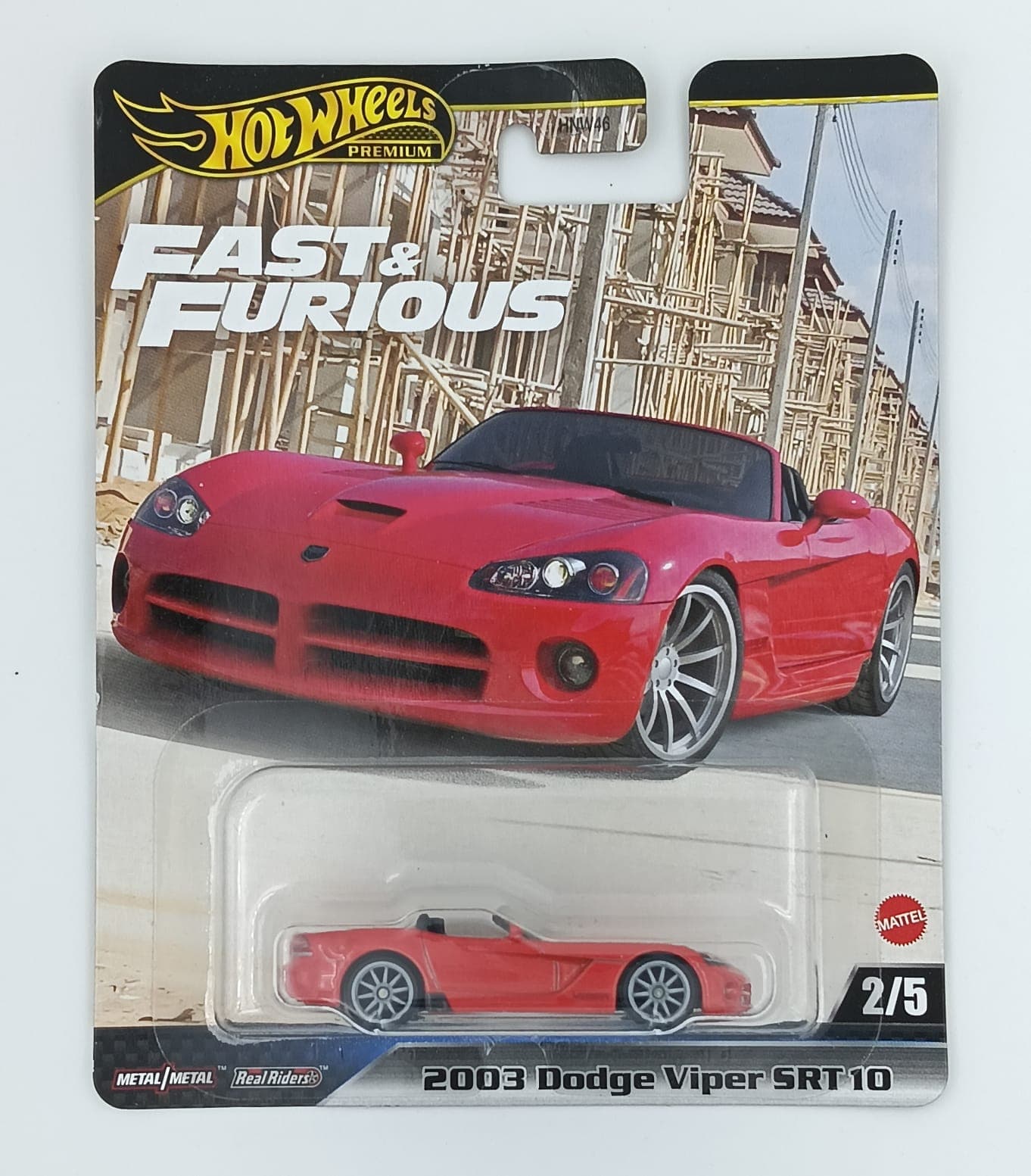 Hot Wheels Premium 1:64 2003 Dodge Viper SRT 10 FAST & FURIOUS - Image 1