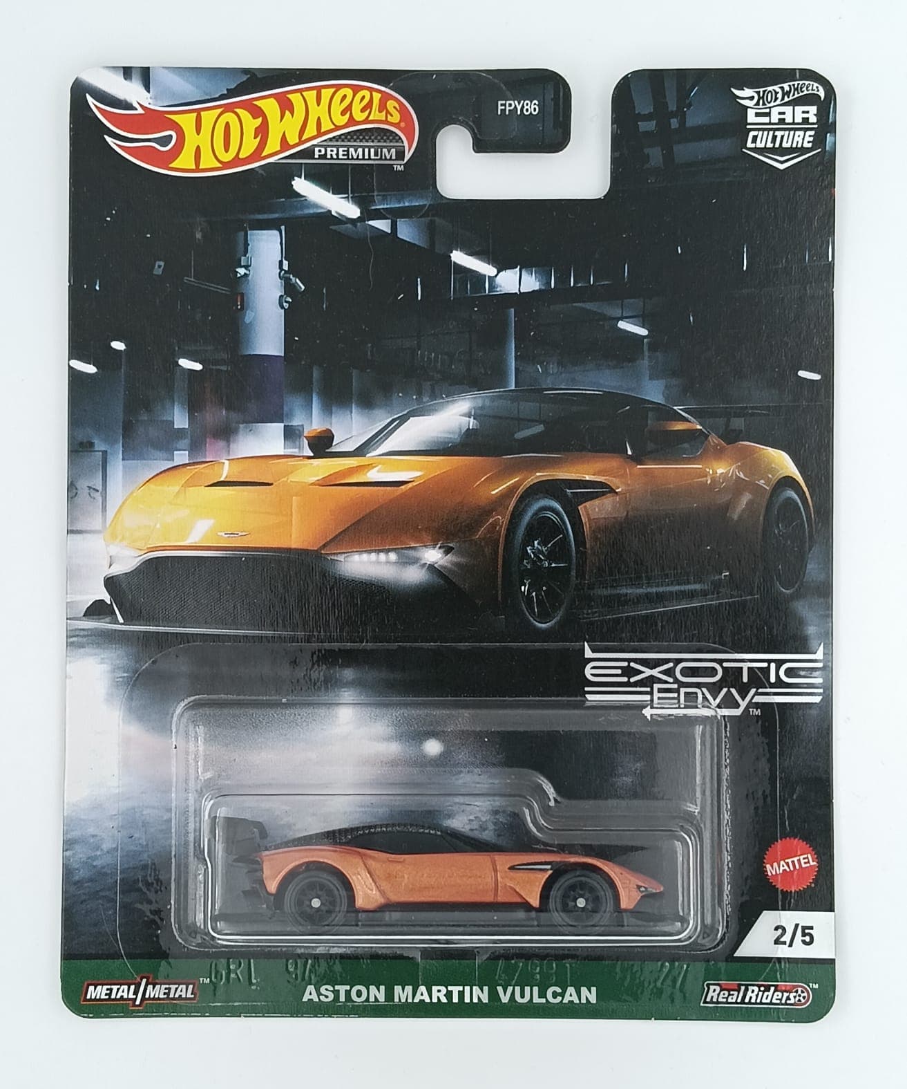 Hot Wheels Premium 1:64 ASTON MARTIN VULCAN EXOTIC ENVY - Image 1