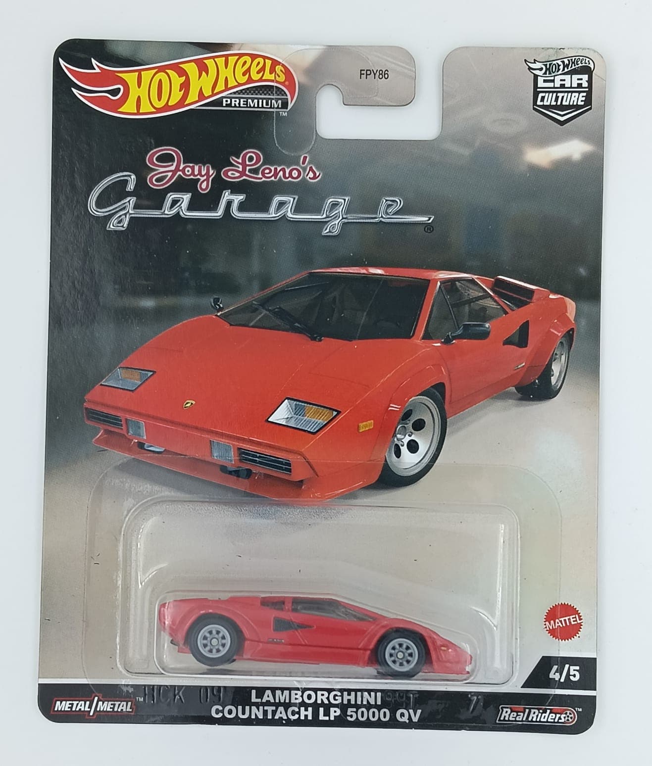 Hot Wheels Premium 1:64 LAMBORGHINI COUNTACH LP 5000 QV Jay Leno's Garage - Image 1
