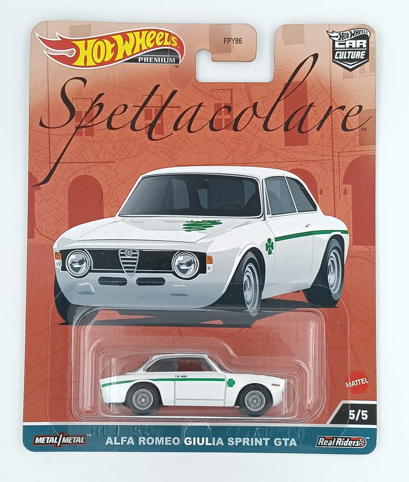 Hot Wheels Premium 1:64 ALFA ROMEO GIULIA SPRINT GTA Spettacolare - Image 1