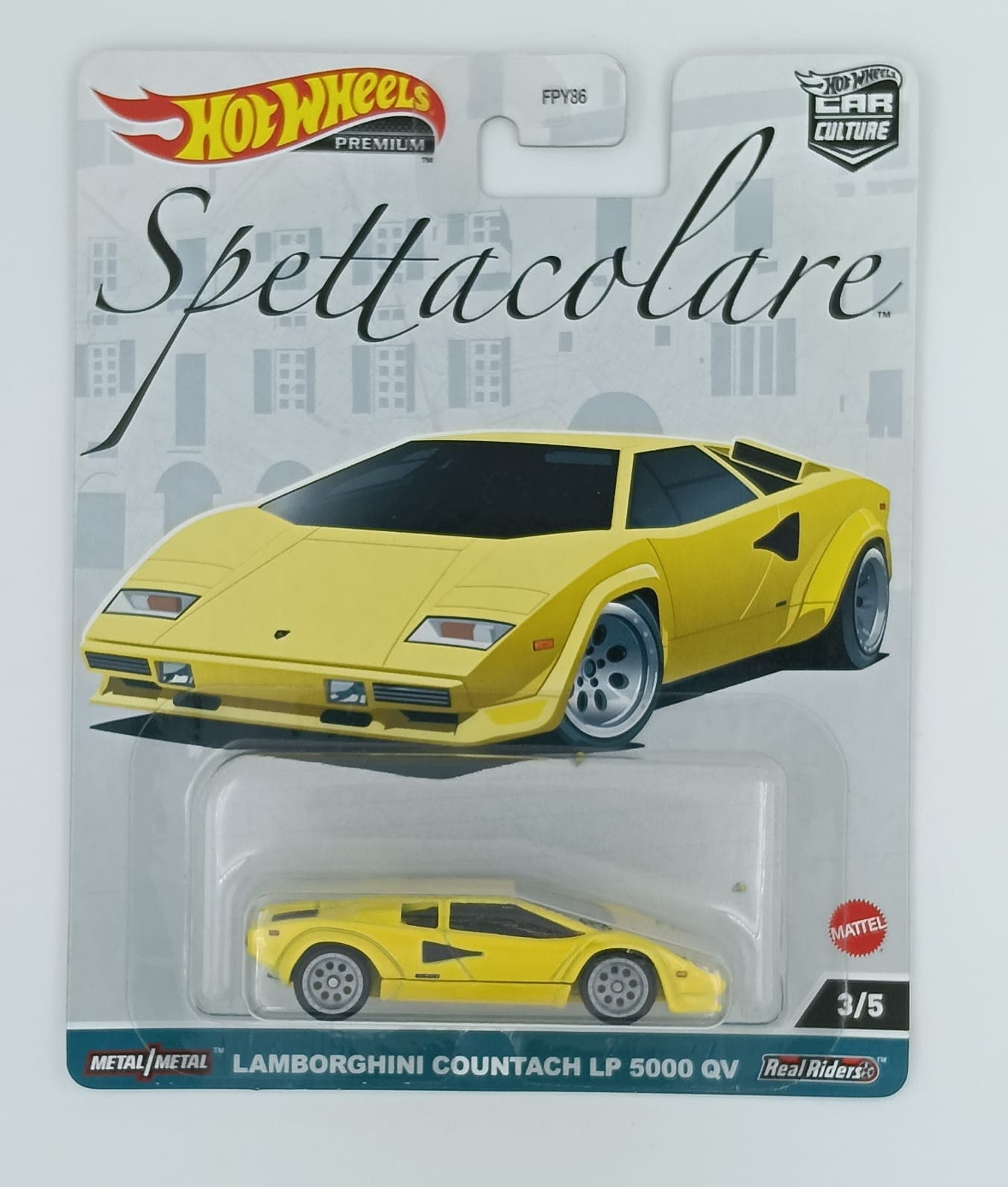 Hot Wheels Premium 1:64 LAMBORGHINI COUNTACH LP 5000 QV Spettacolare - Image 1