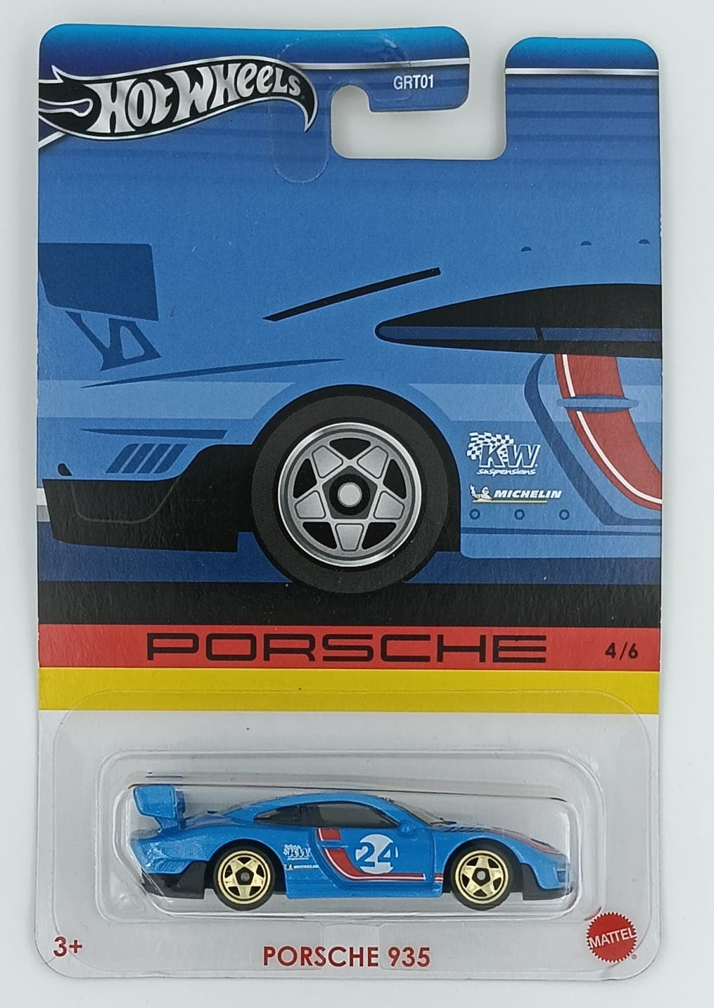 Hot Wheels Premium 1:64 935 PORSCHE SILVER SERIES - Image 1