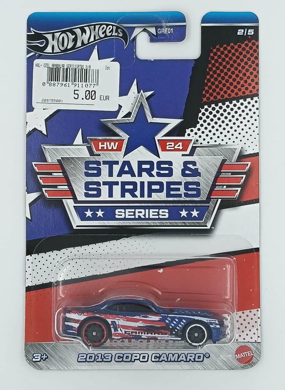 Hot Wheels Premium 1:64 2013 CAPO CAMARO STARS & STRIPES SERIES - Image 1