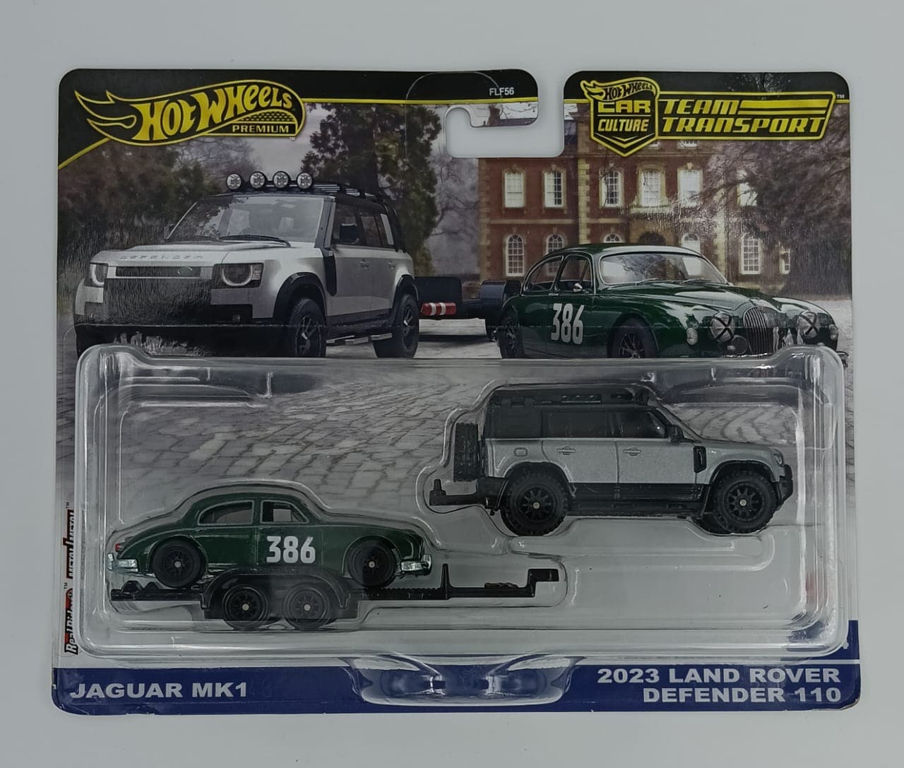 HOT WHEELS TEAM TRANSPORT JAGUAR MK1 - 2023 LAND ROVER DEFENDER 110 CAR CULTURE #74 - Image 1