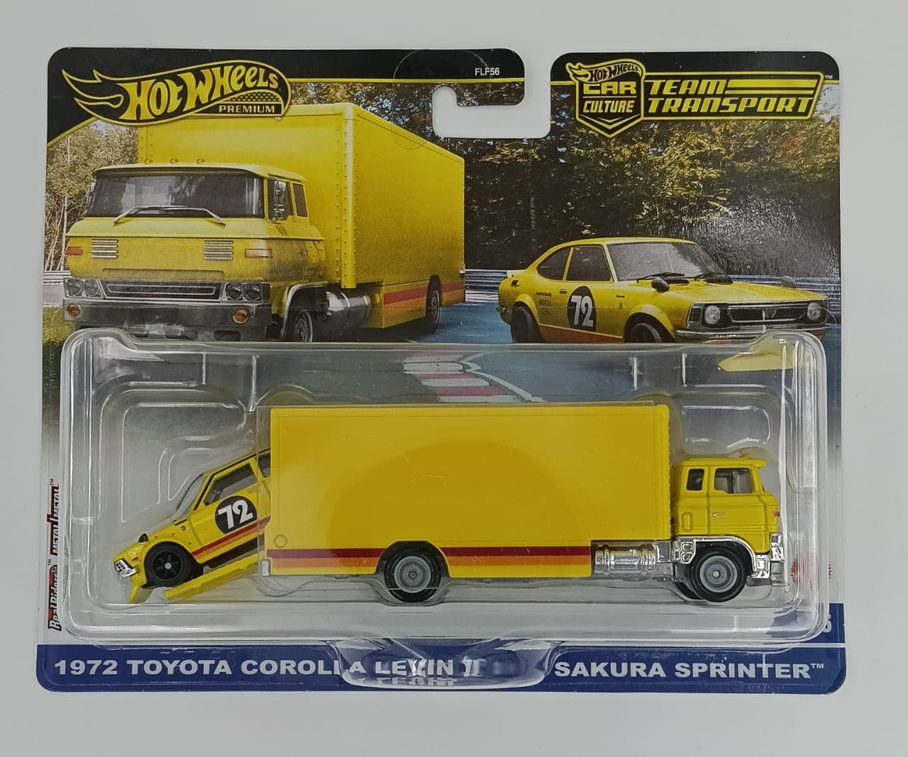 HOT WHEELS TEAM TRANSPORT 1972 TOYOTA COROLLA LEVIN - SAKURA SPRINTER CAR CULTURE #75 - Image 1