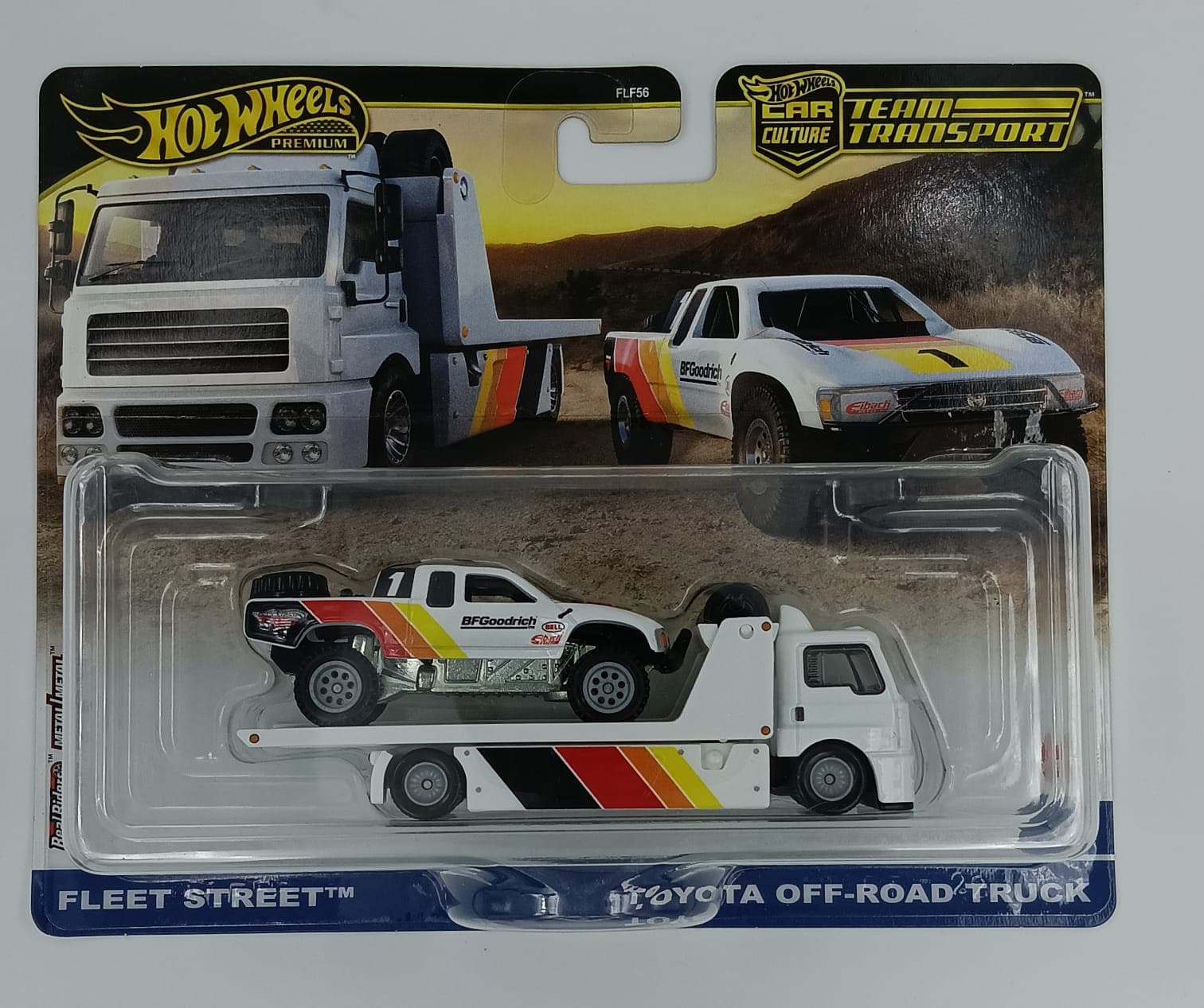HOT WHEELS TEAM TRANSPORT FLEET STREET - TOYOTA OFF-ROAD TRUCK CAR CULTURE #71 - Image 1