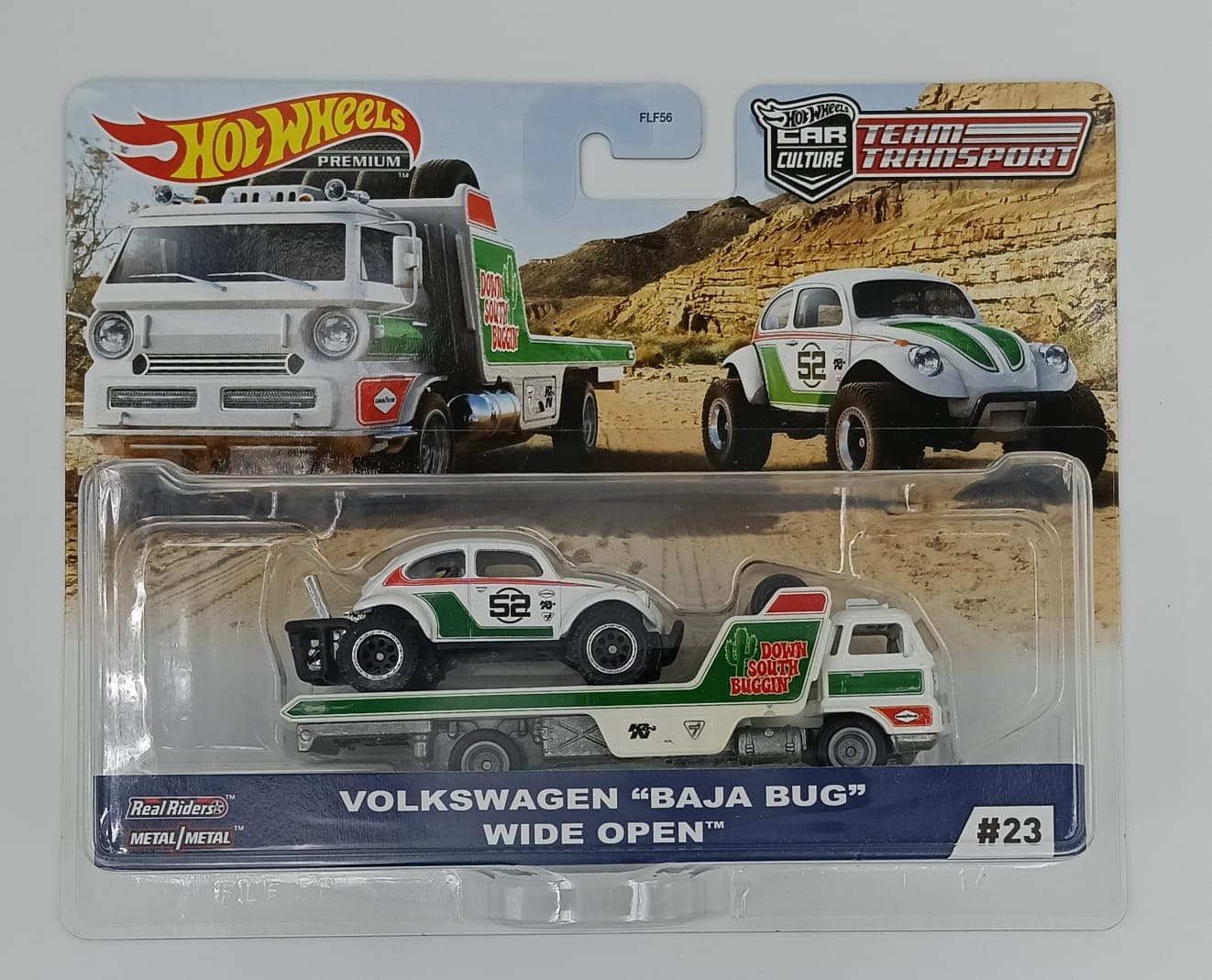 HOT WHEELS TEAM TRANSPORT VOLKSWAGEN "BAJA BUG" WIDE OPEN CAR CULTURE #23 - Image 1