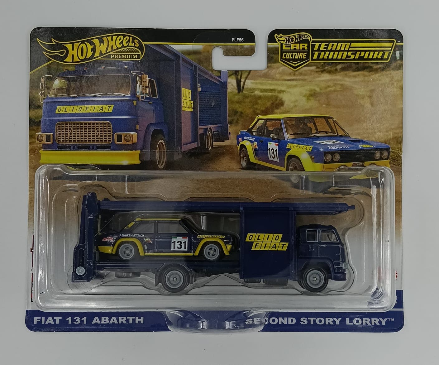 HOT WHEELS TEAM TRANSPORT FIAT 131 ABARTH - SECOND STORY LORRY CAR CULTURE #62 - Image 1