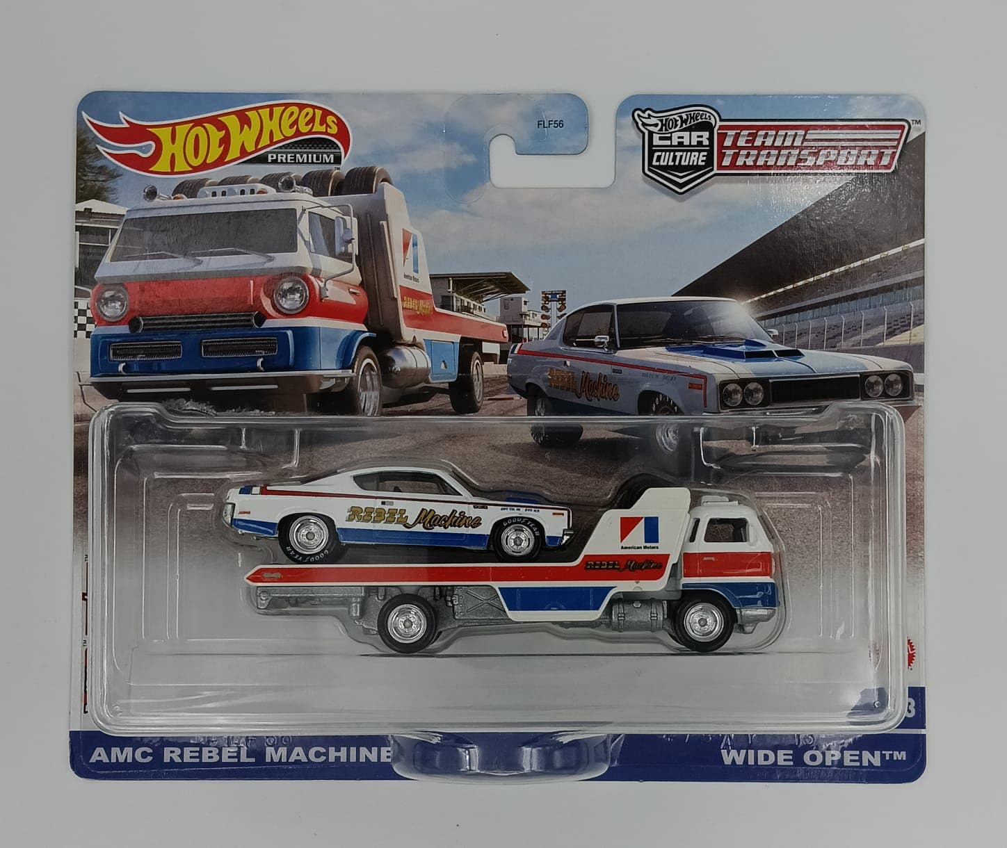 HOT WHEELS TEAM TRANSPORT AMC REBEL MACHINE - WIDE OPEN CAR CULTURE #43 - Image 1