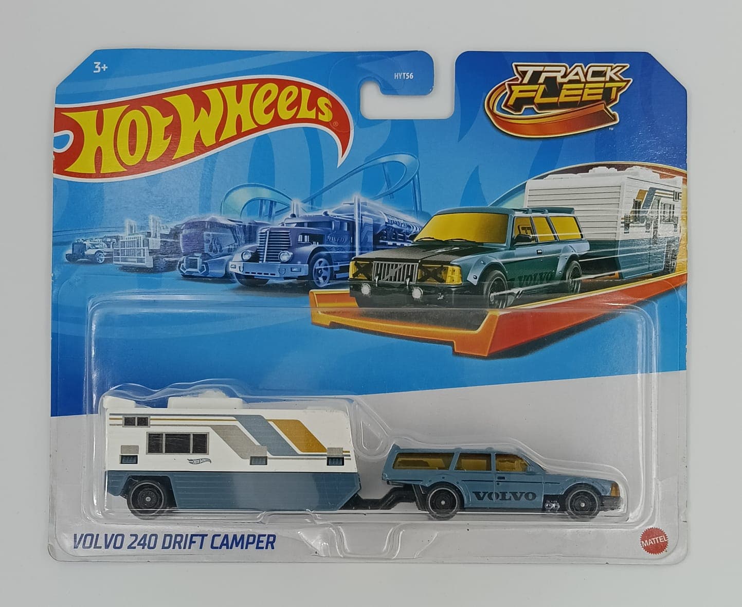 HOT WHEELS TRACK FLEET VOLVO 240 DRIFT CAMPER - Image 1