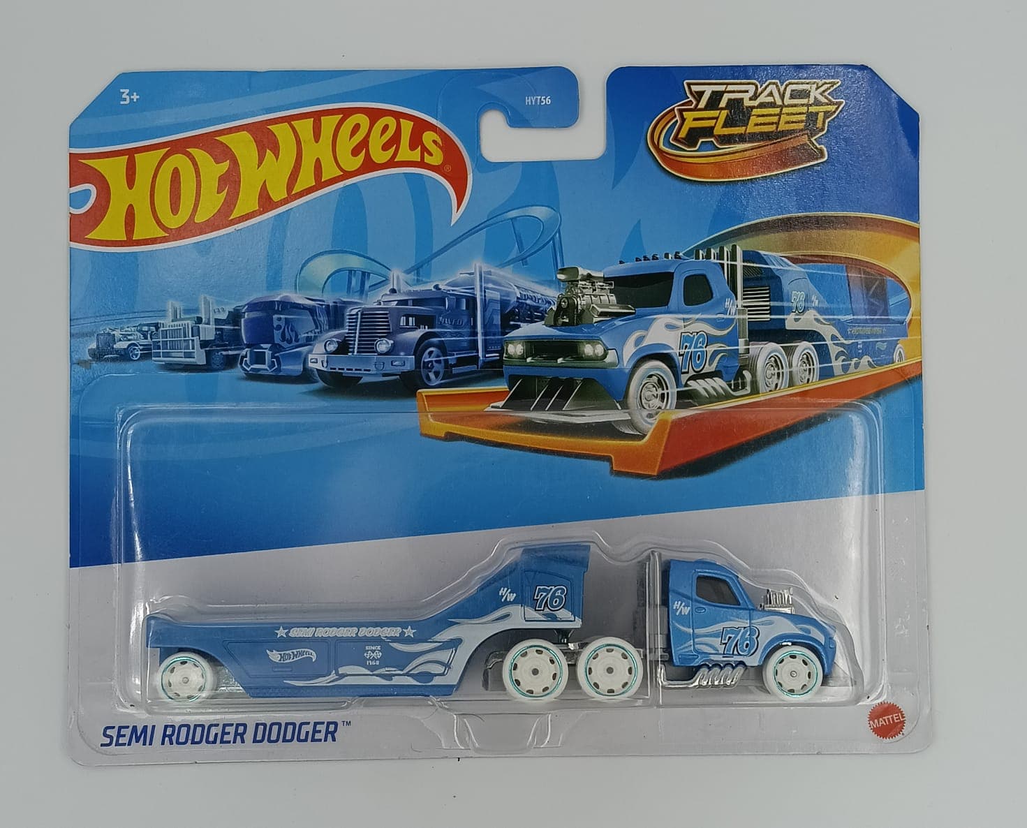 HOT WHEELS TRACK FLEET SEMI RODGER DODGER - Image 1