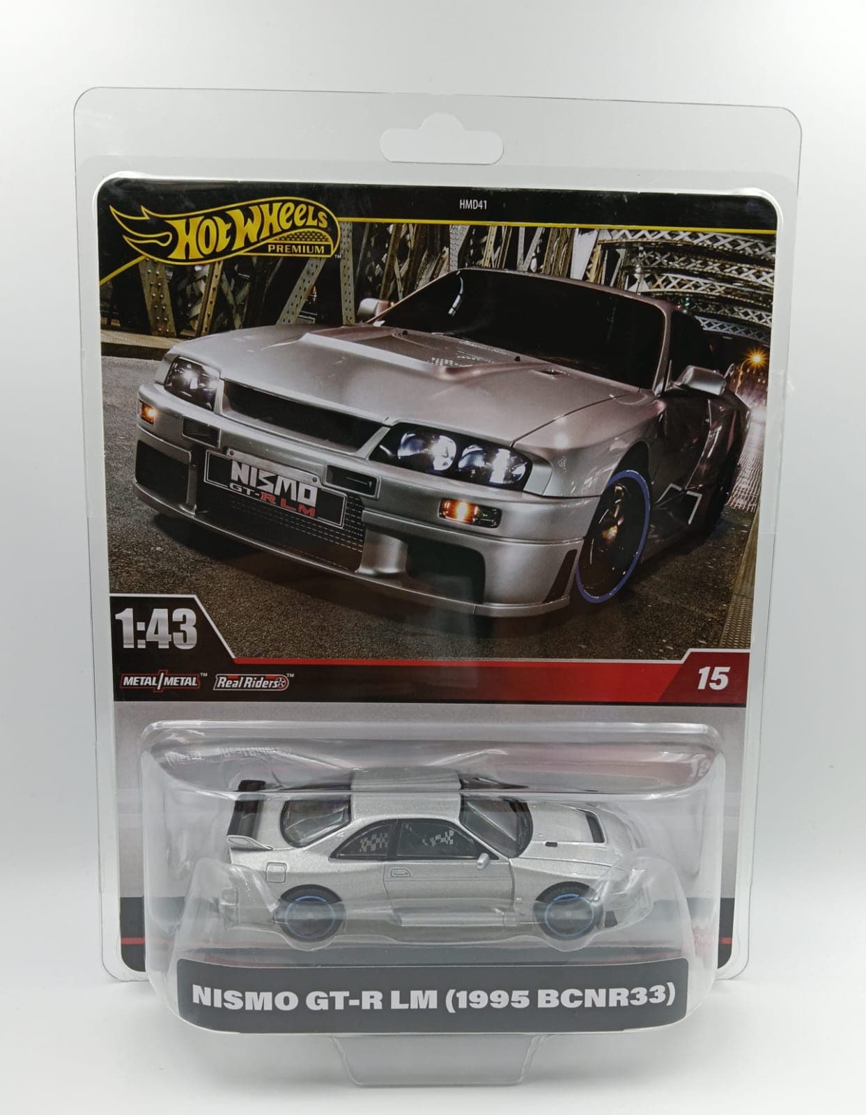 HOT WHEELS PREMIUM 1:43 NISMO GT-R LM (1995 BCNR33) - Image 1