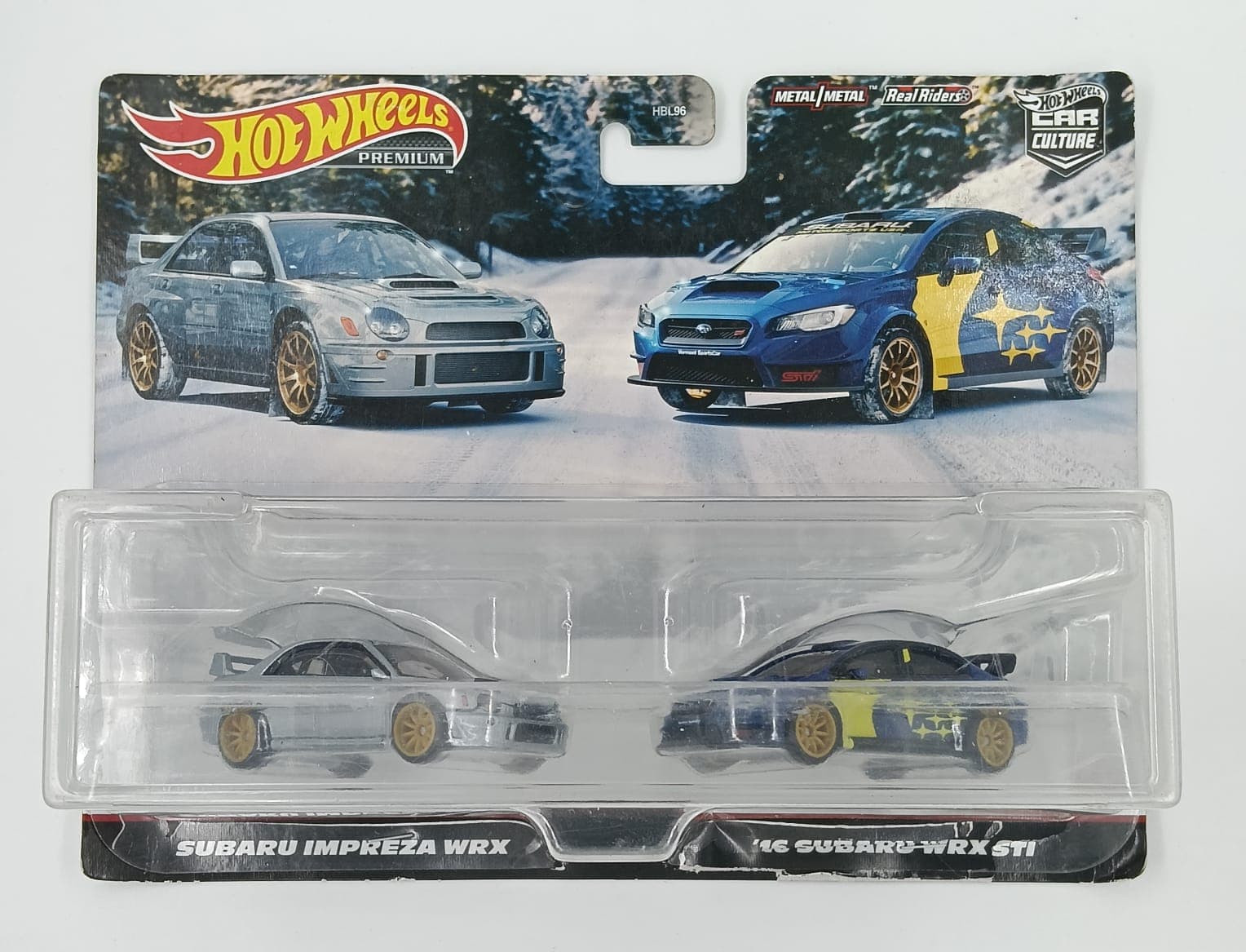 HOT WHEELS DUAL SET SUBARU IMPREZA WRX - '16 SUBARU WRX STI CAR CULTURE - Image 1